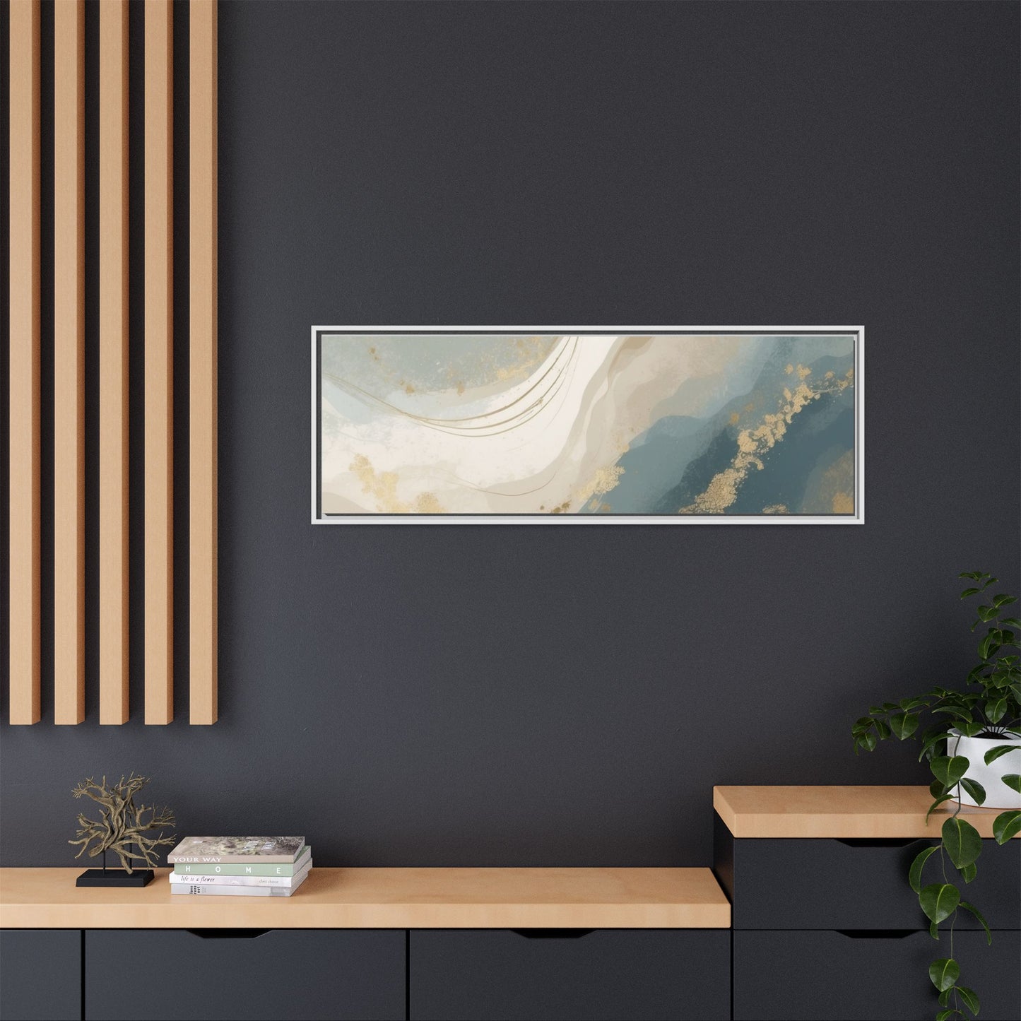 Matte Canvas, Framed (Multi-color)
