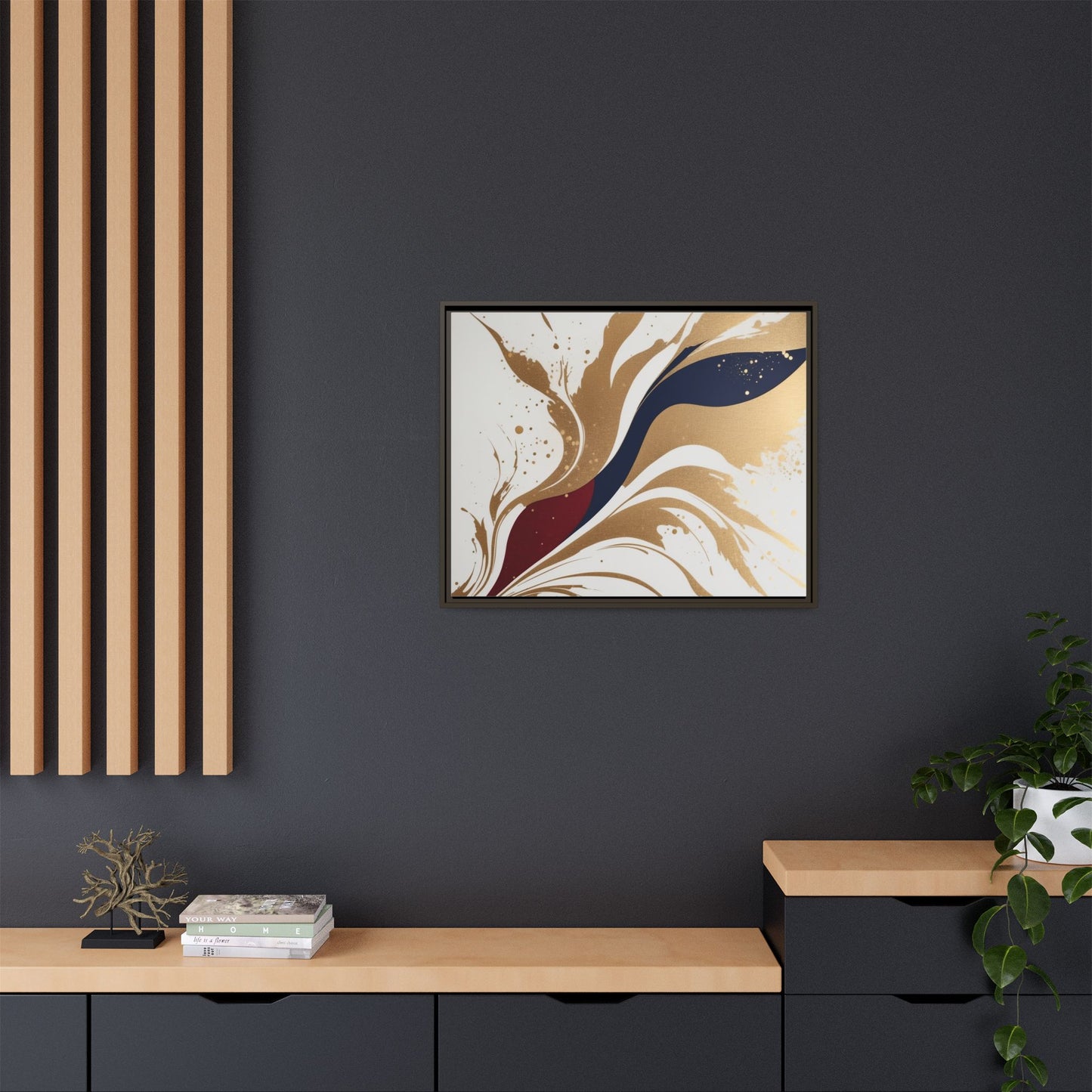 Matte Canvas, Framed (Multi-color)