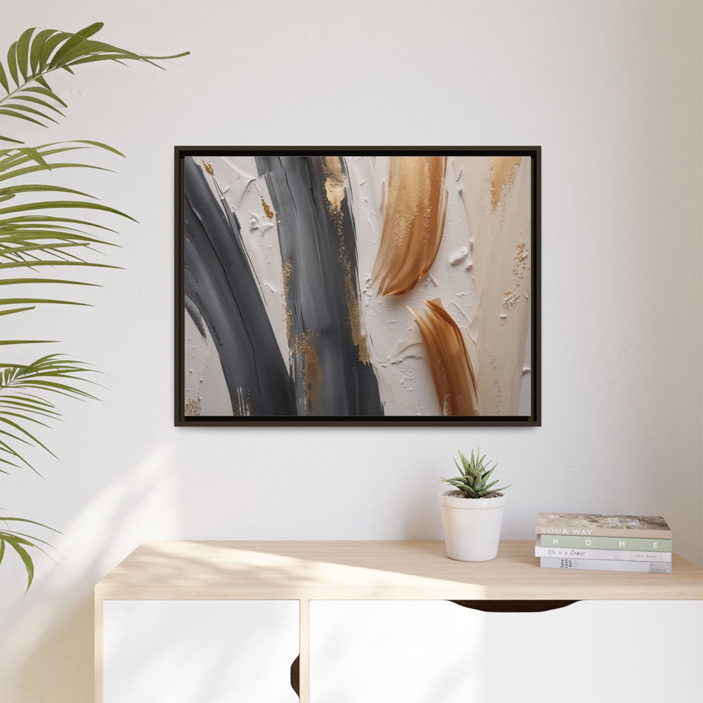 Matte Canvas, Framed (Multi-color)