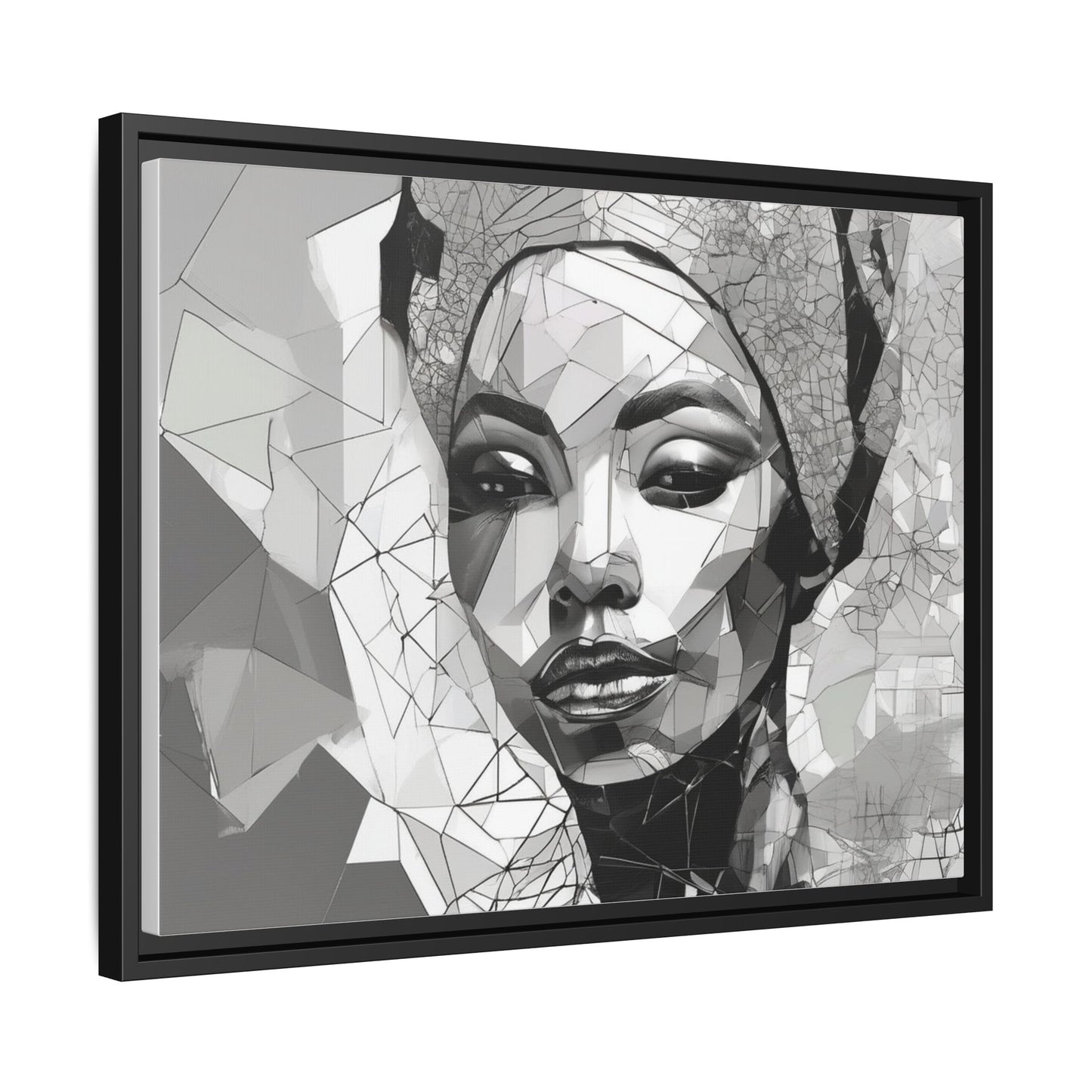 Fractured Grace: Portrait in Prism