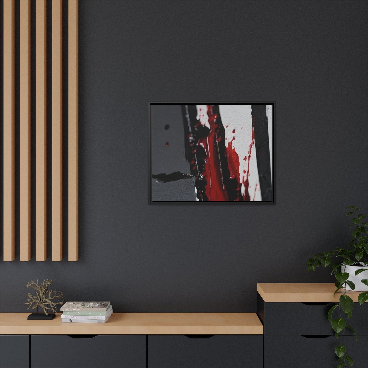 Matte Canvas, Framed (Multi-color)