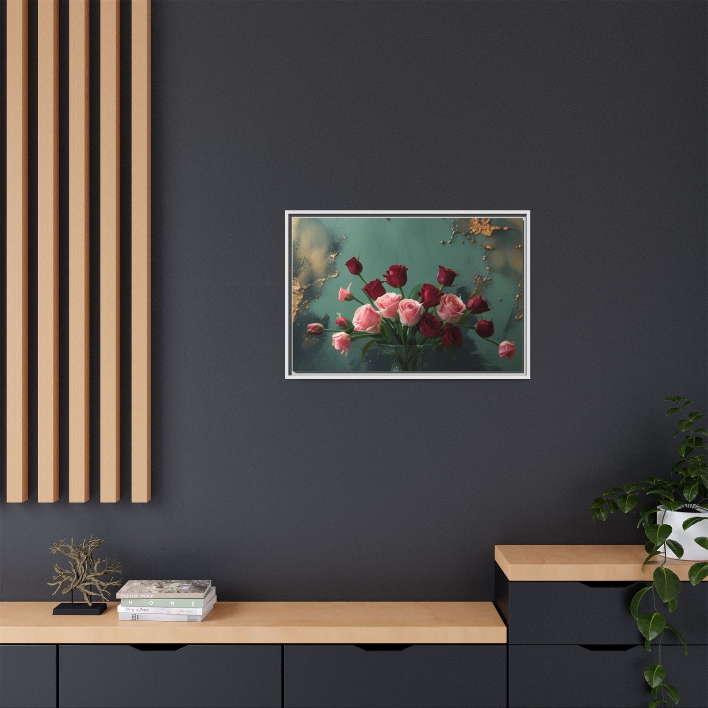 Matte Canvas, Framed (Multi-color)