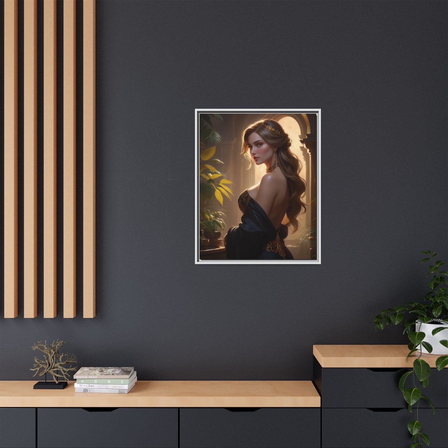 Matte Canvas, Framed (Multi-color)