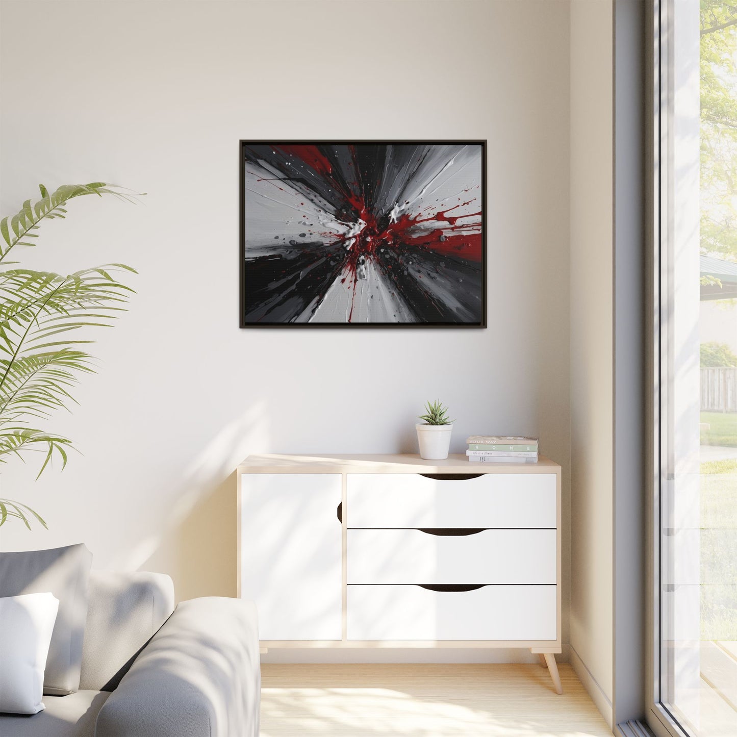 Matte Canvas, Framed (Multi-color)