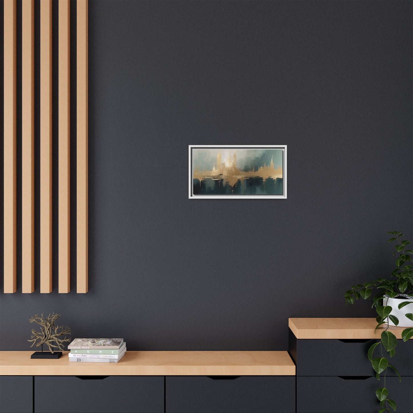 Matte Canvas, Framed (Multi-color)