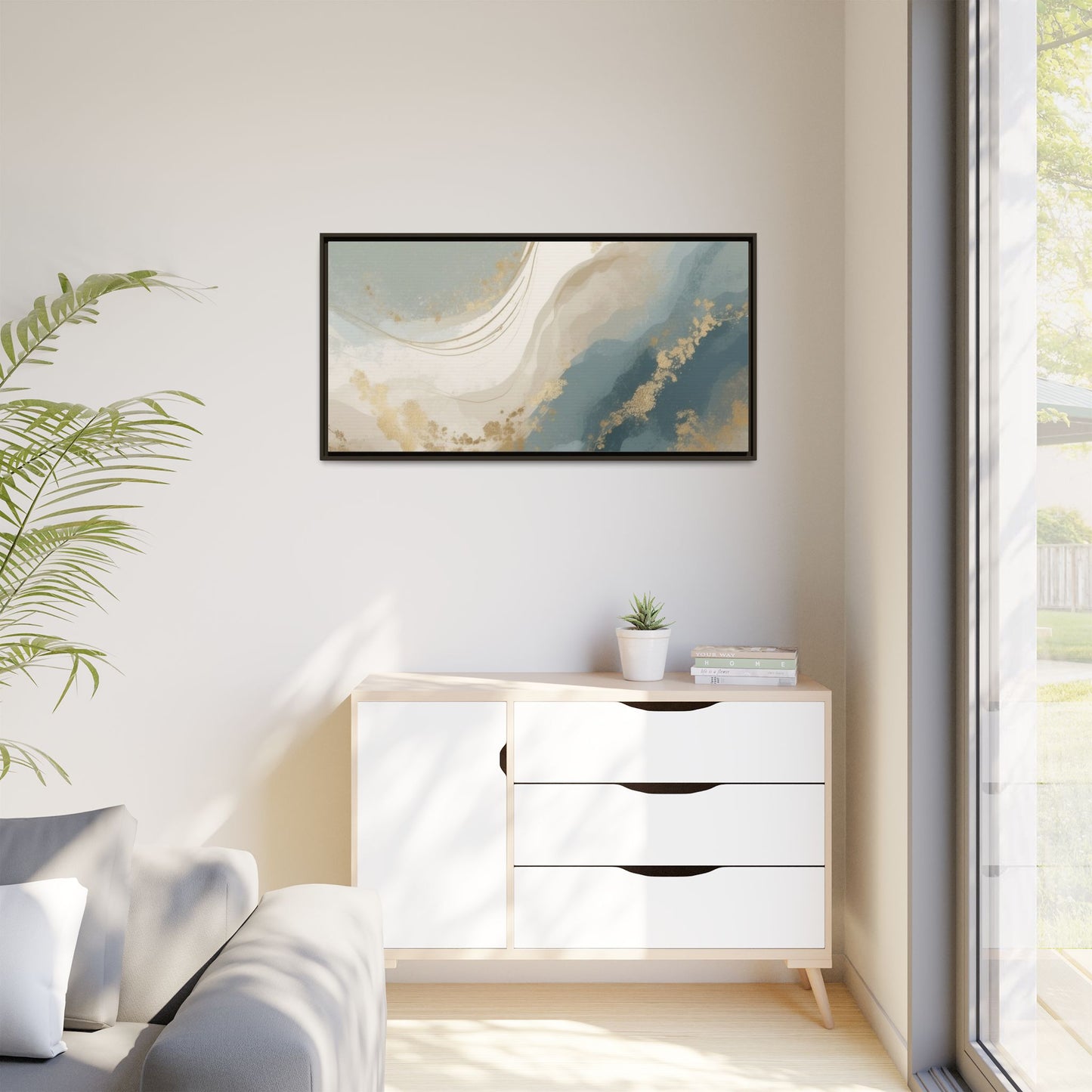 Matte Canvas, Framed (Multi-color)