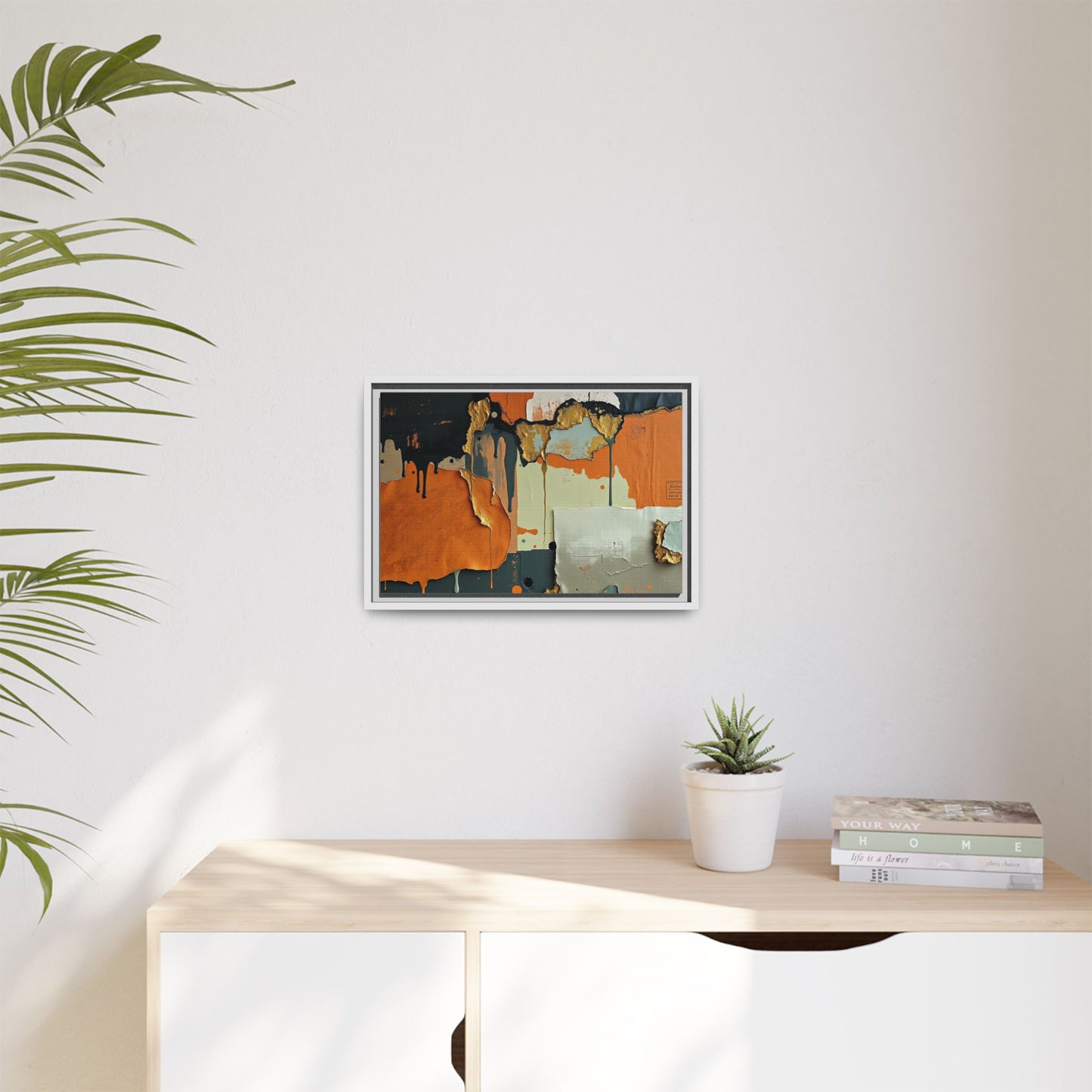Matte Canvas, Framed (Multi-color)