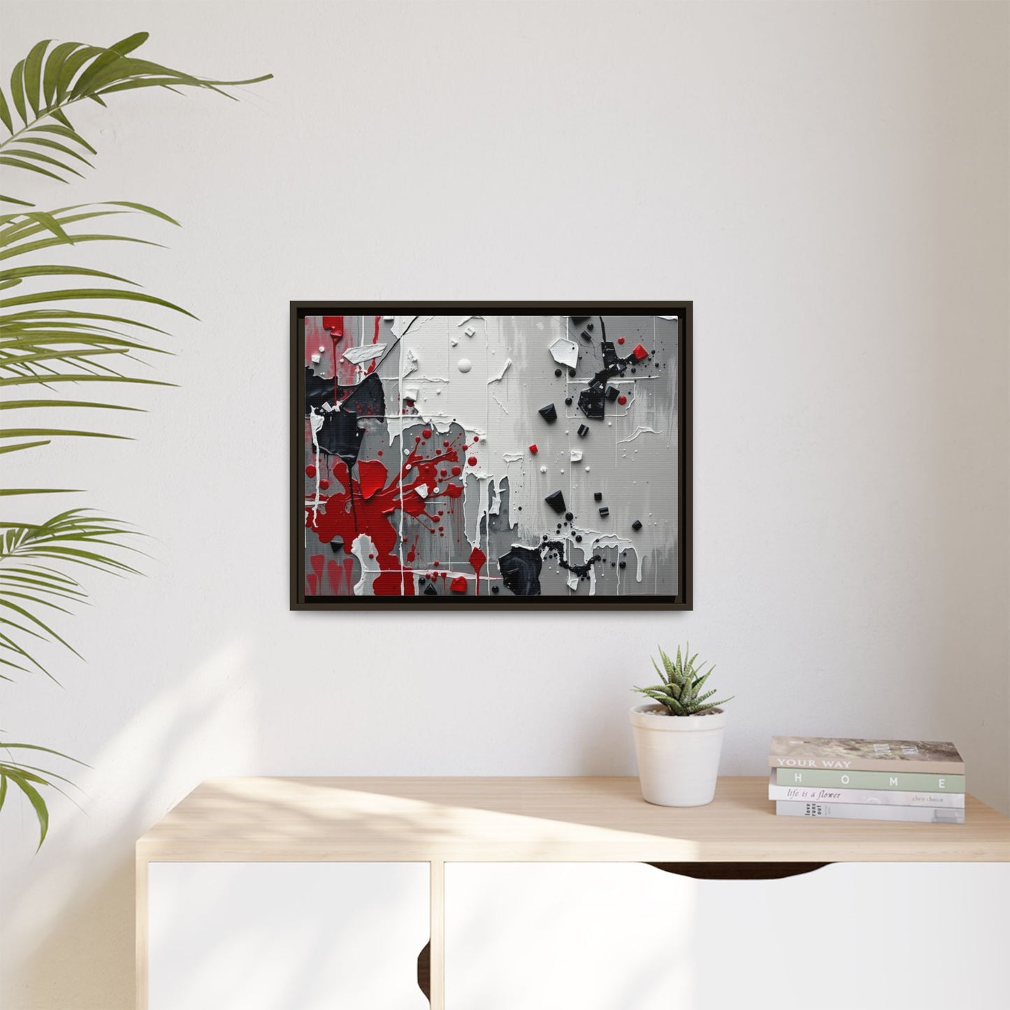 Matte Canvas, Framed (Multi-color)
