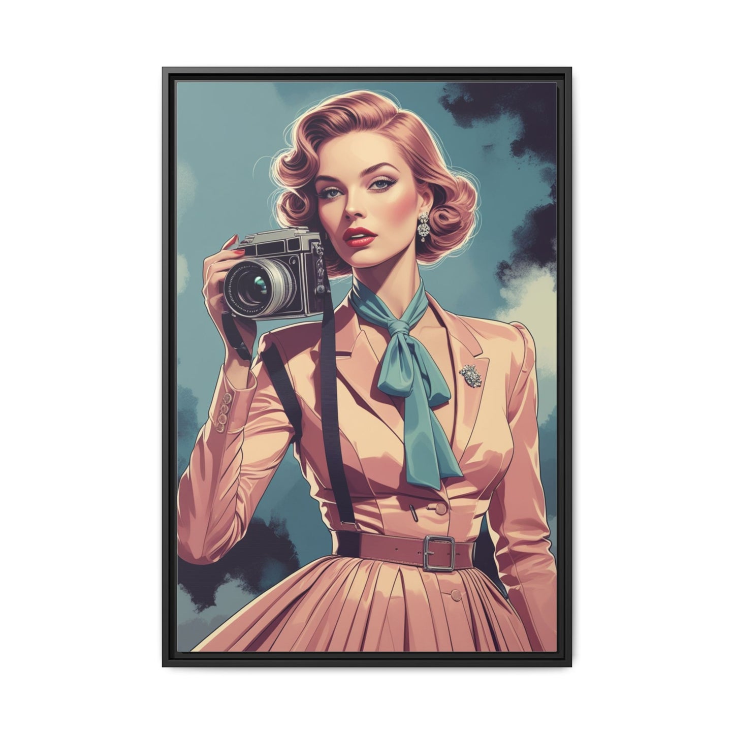 Matte Canvas, Framed (Multi-color)