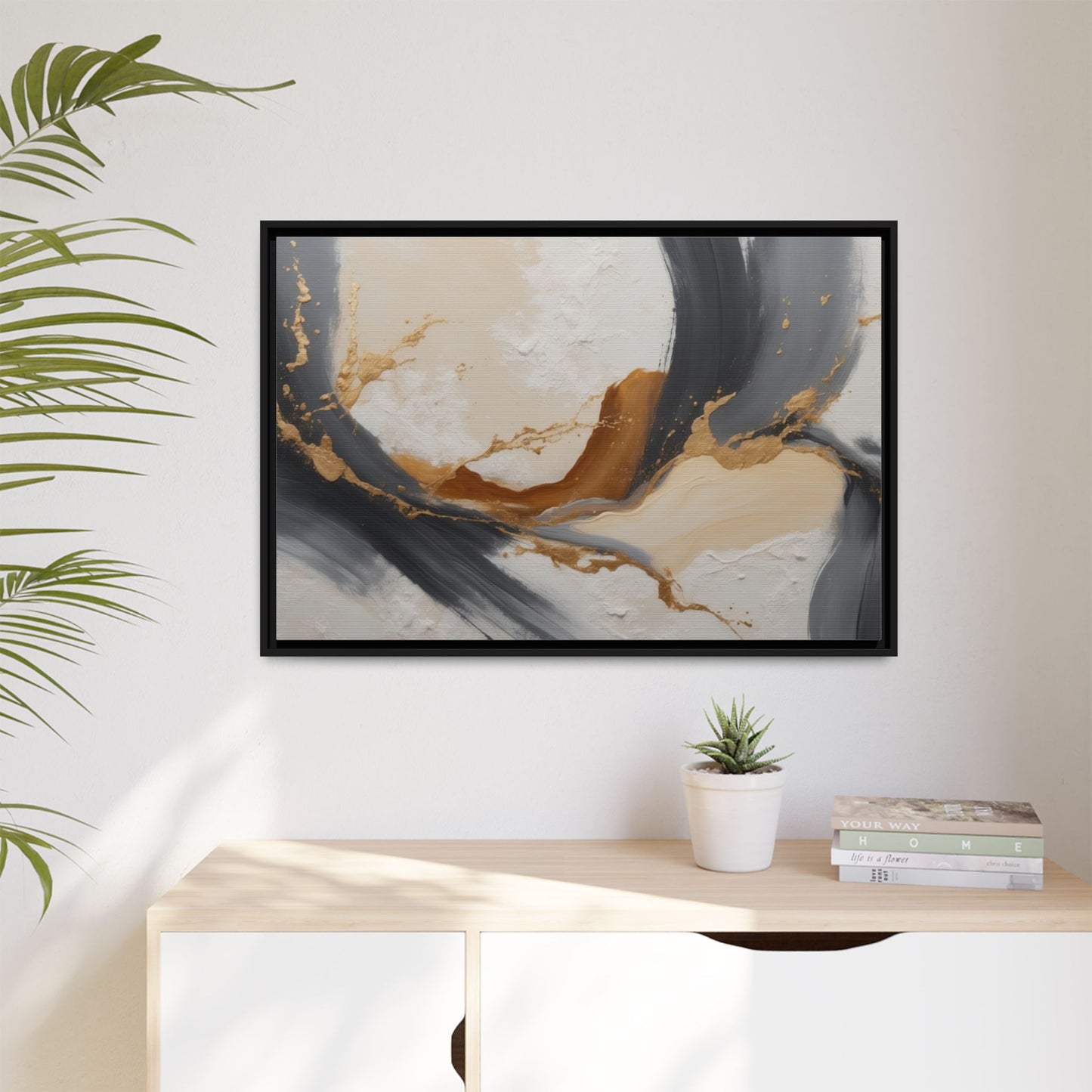 Matte Canvas, Framed (Multi-color)