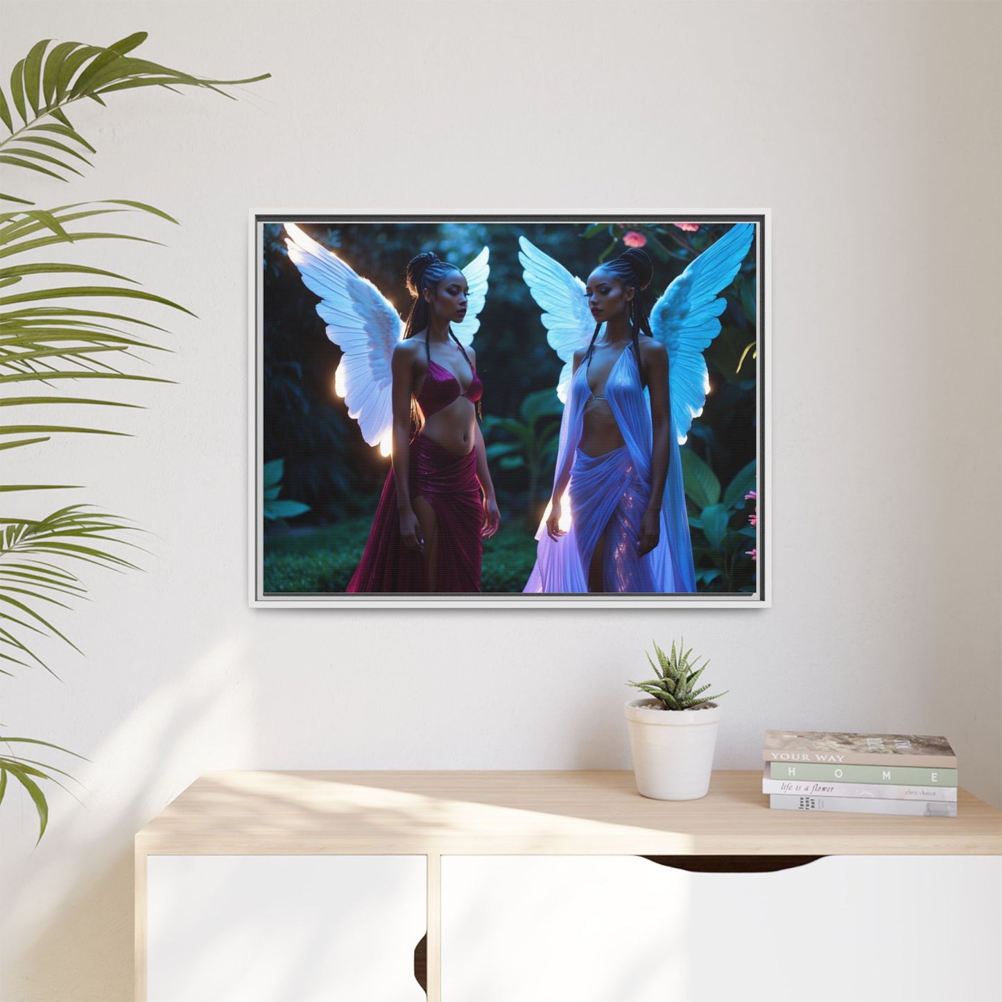 Matte Canvas, Framed (Multi-color)