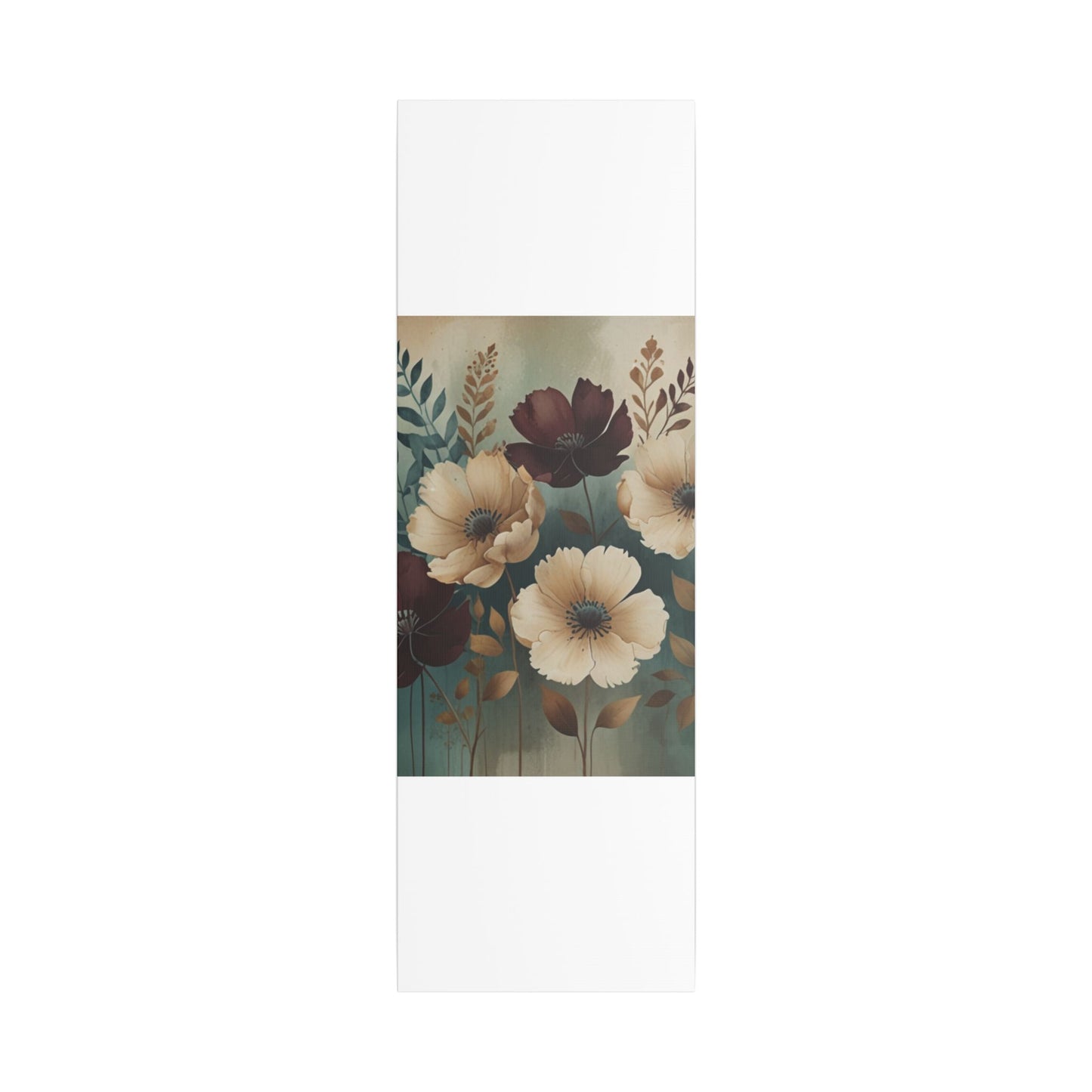 Floral Satin Canvas Art | Nature-Inspired Wall Décor