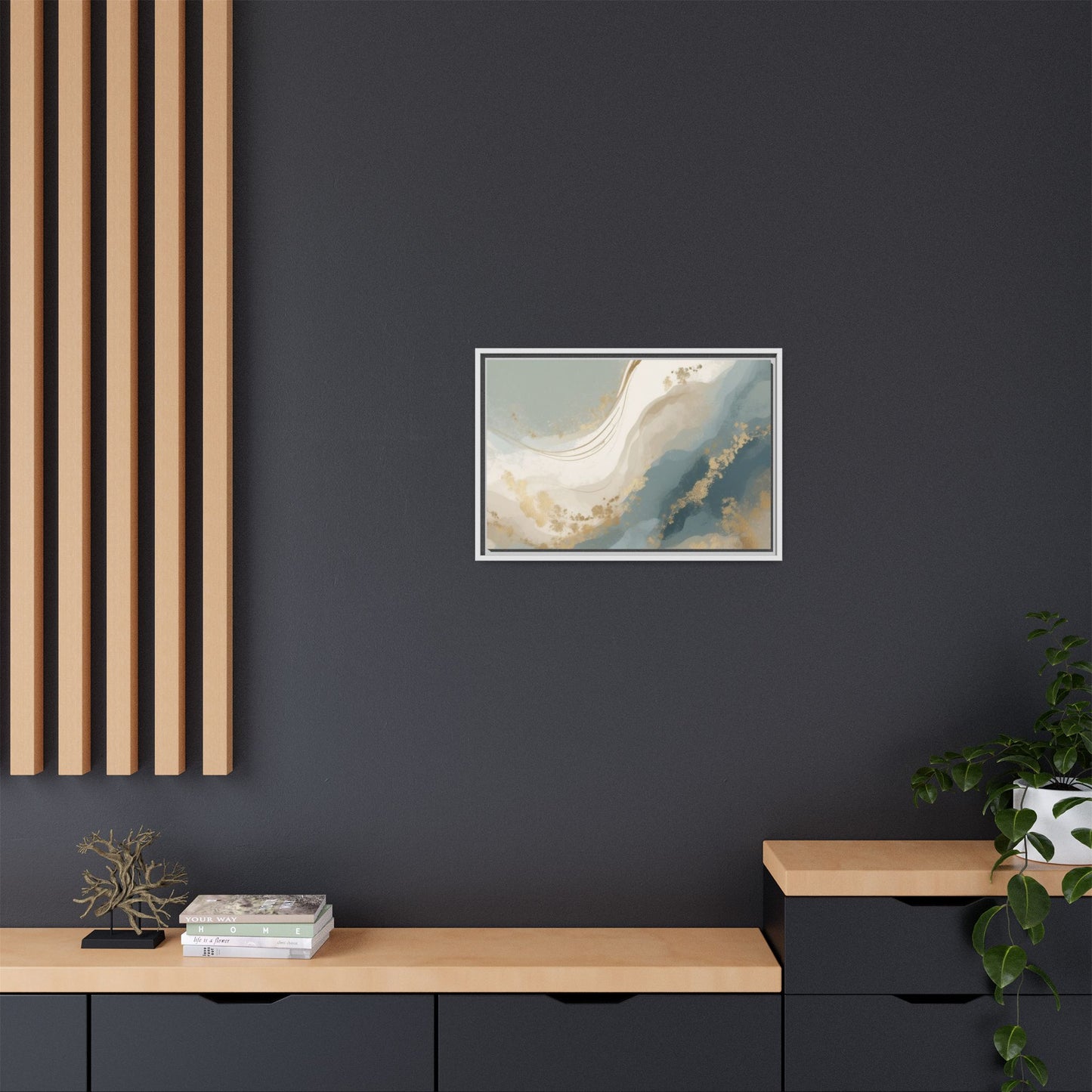 Matte Canvas, Framed (Multi-color)