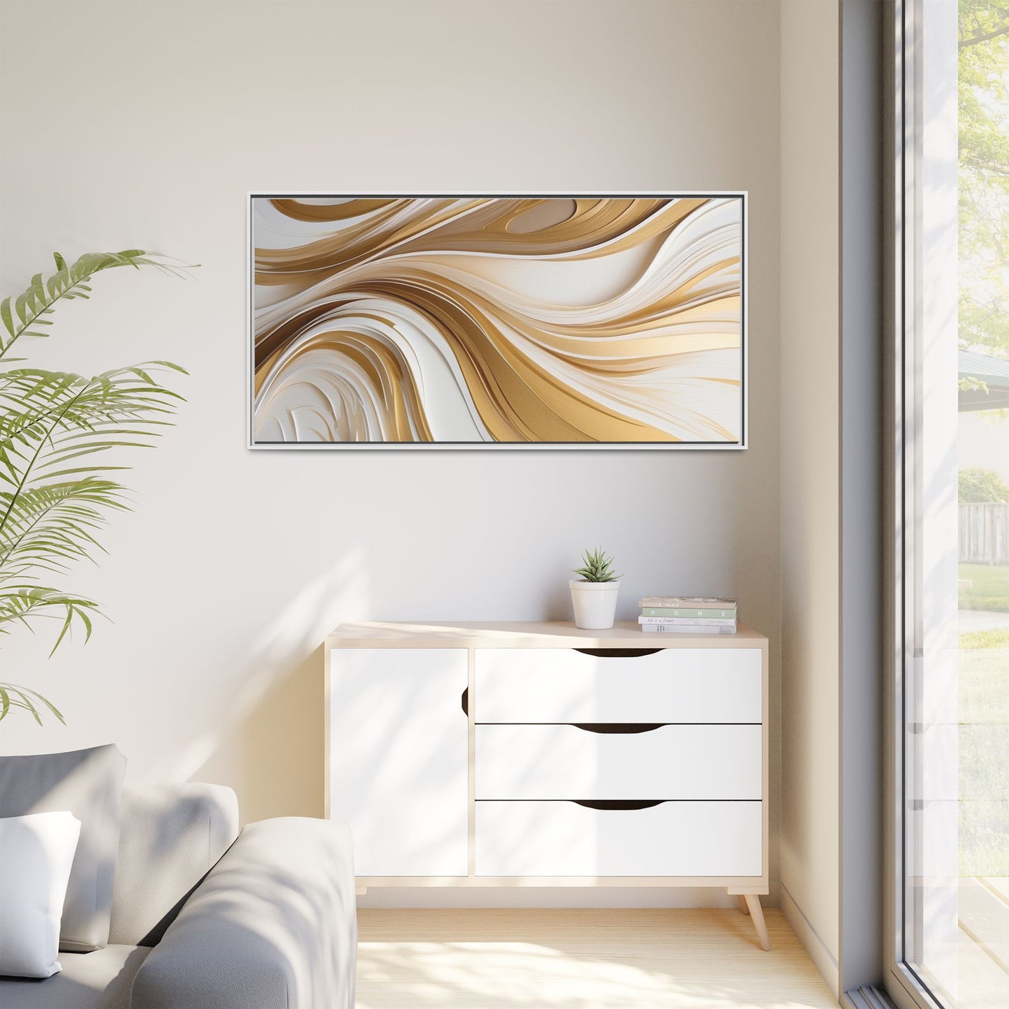 Matte Canvas, Framed (Multi-color)