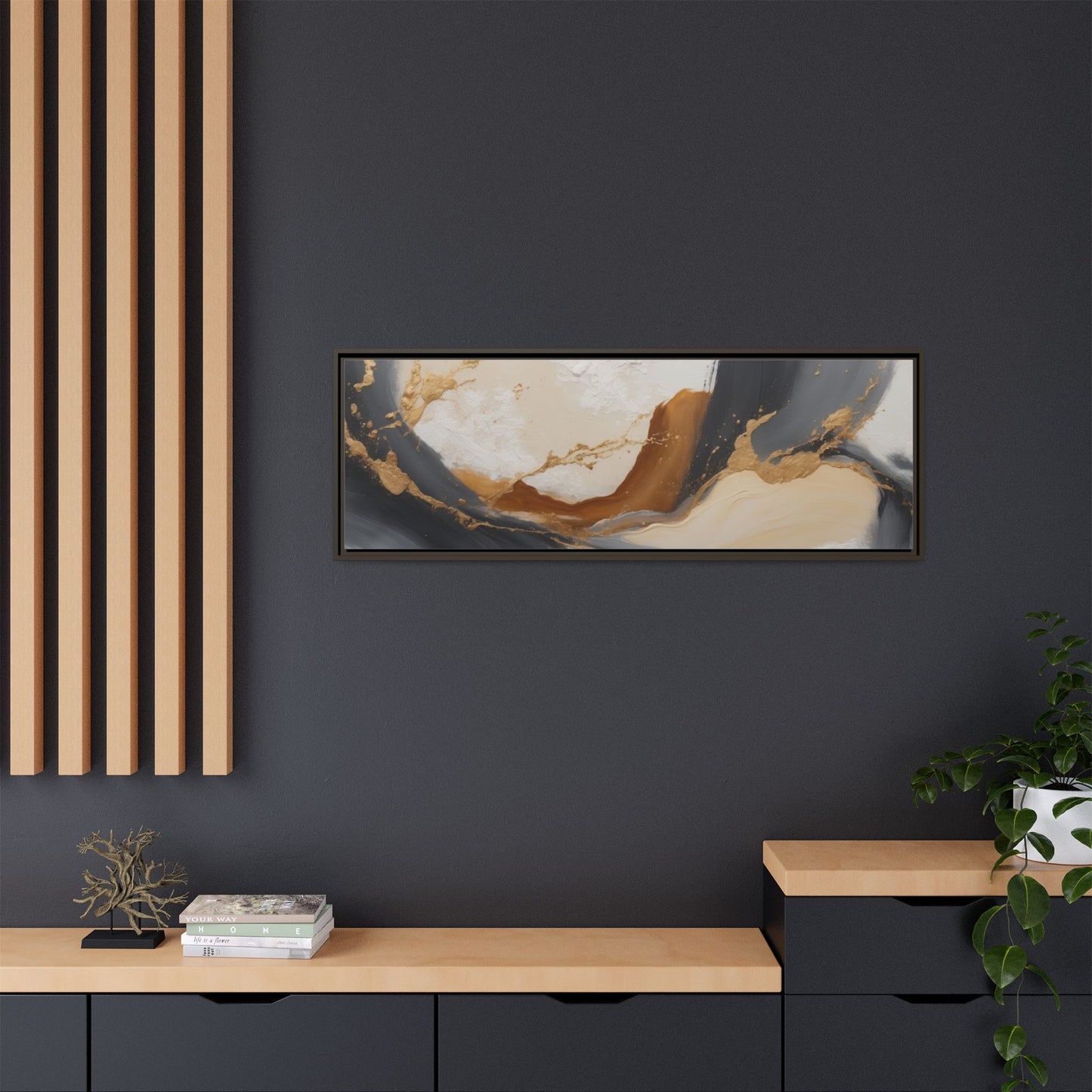 Matte Canvas, Framed (Multi-color)