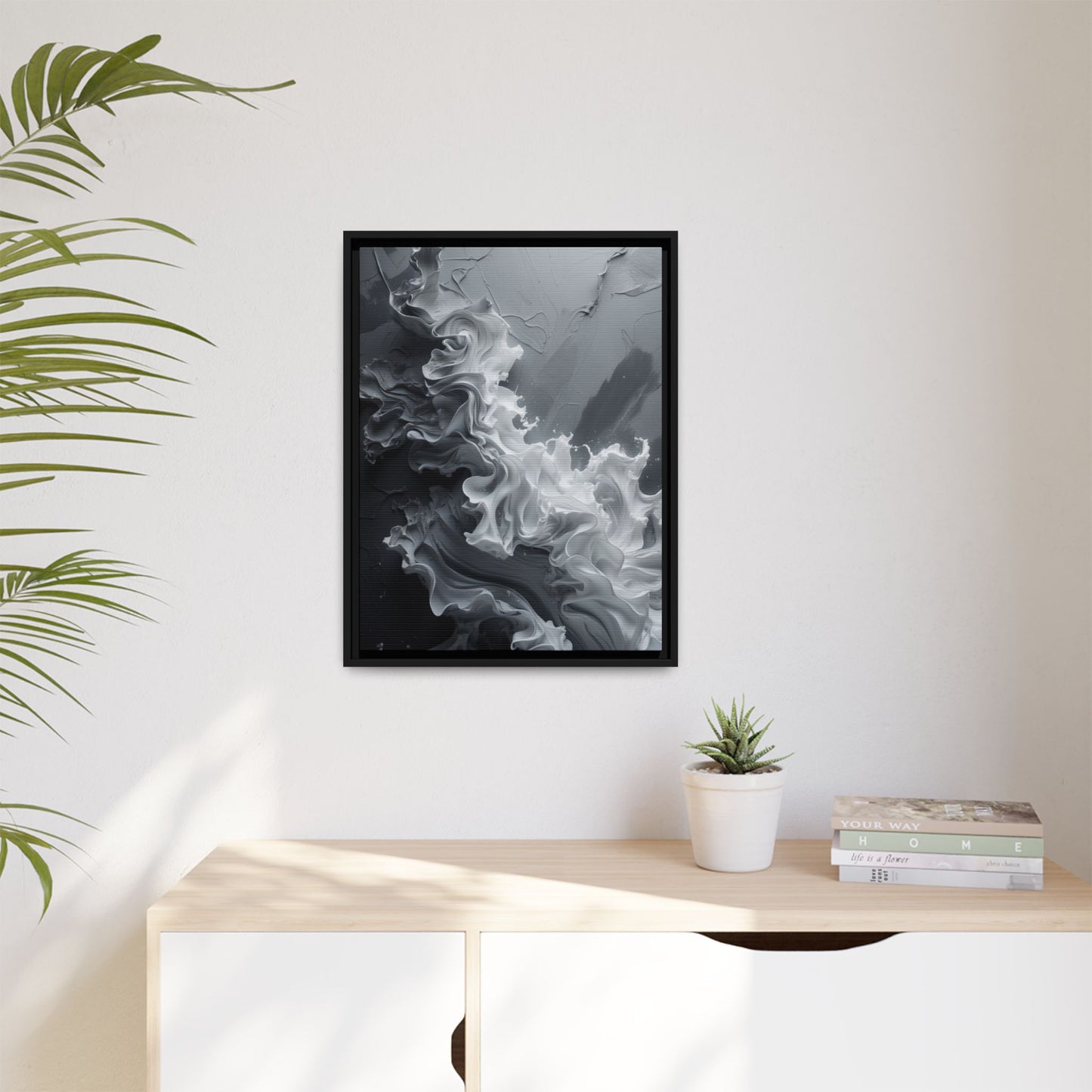 Matte Canvas, Framed (Multi-color)