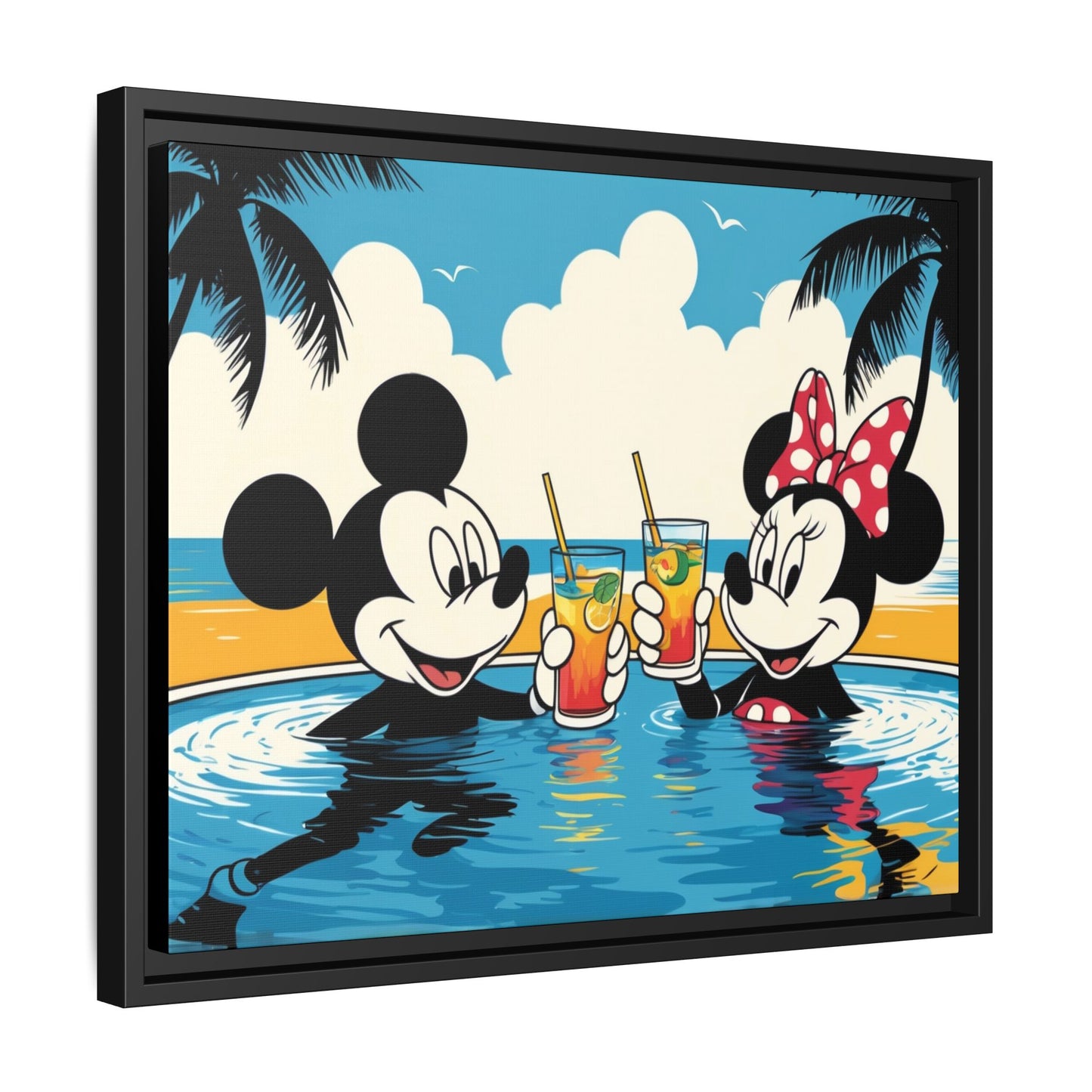 Matte Canvas, Framed (Multi-color)