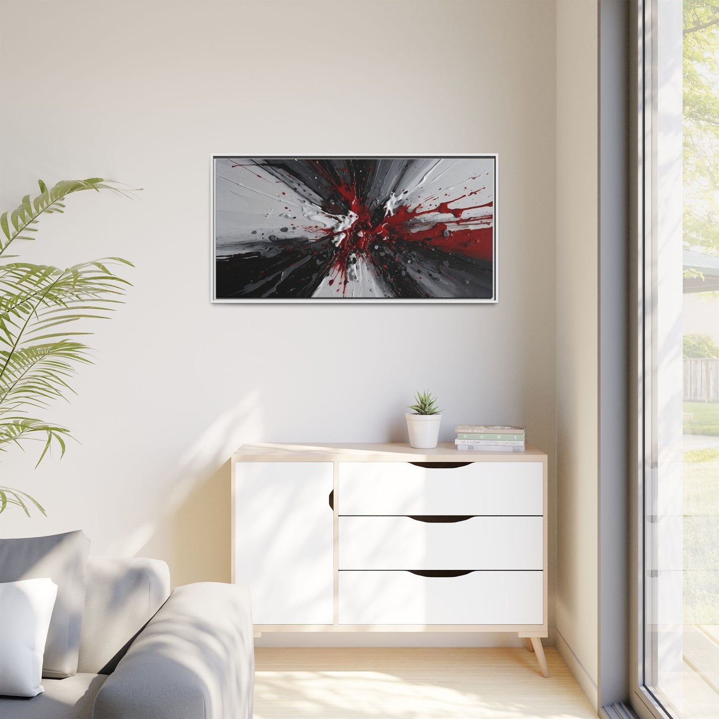 Matte Canvas, Framed (Multi-color)