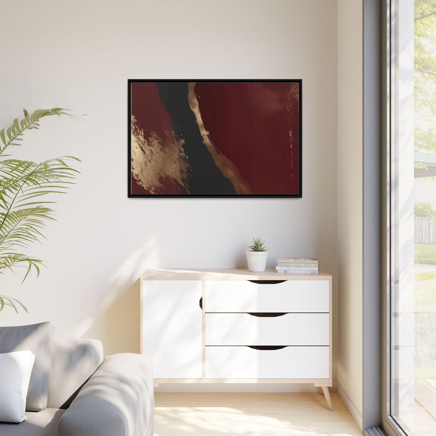 Matte Canvas, Framed (Multi-color)