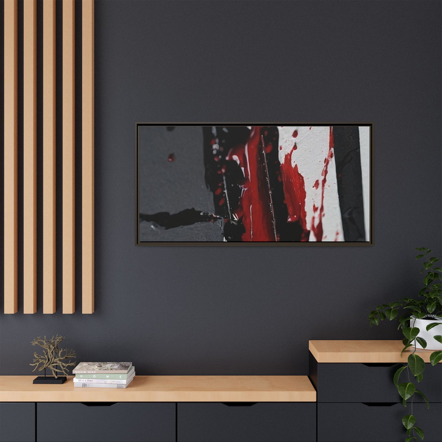 Matte Canvas, Framed (Multi-color)