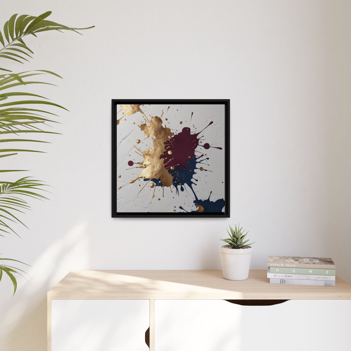 Matte Canvas, Framed (Multi-color)