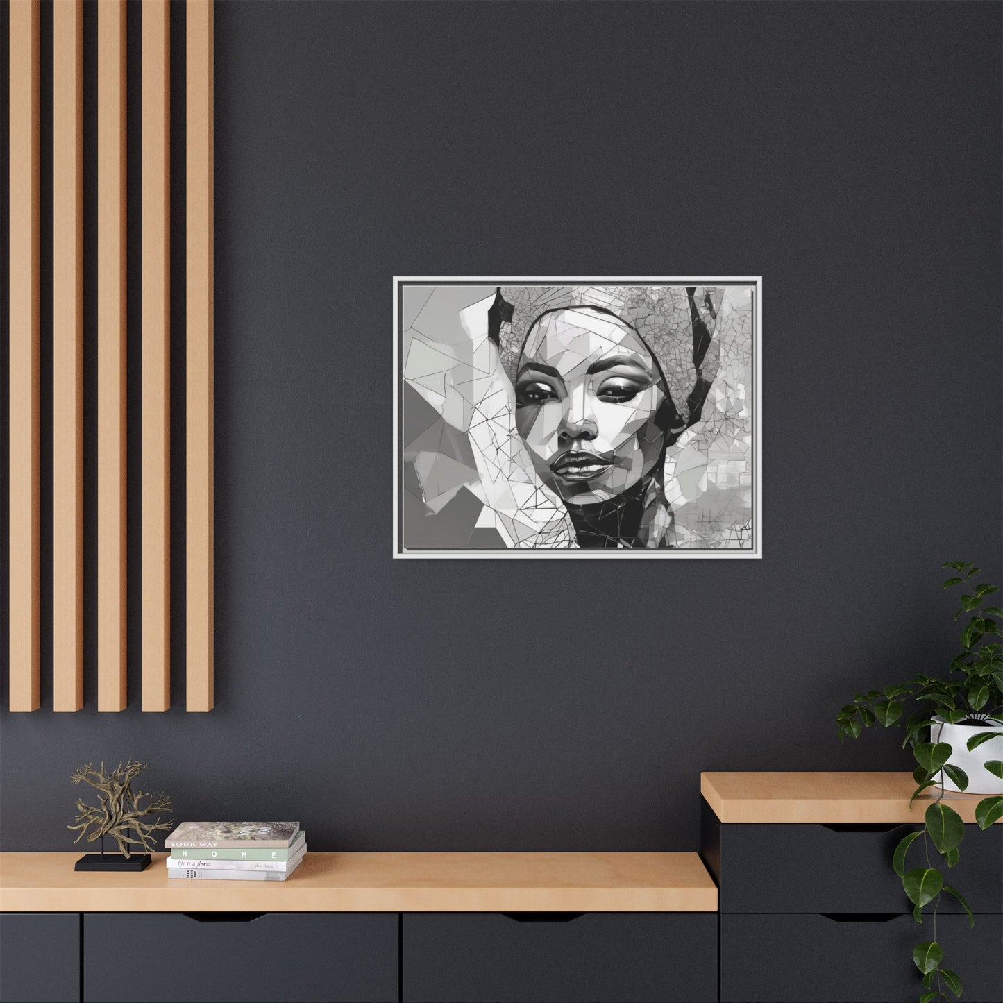 Fractured Grace: Portrait in Prism