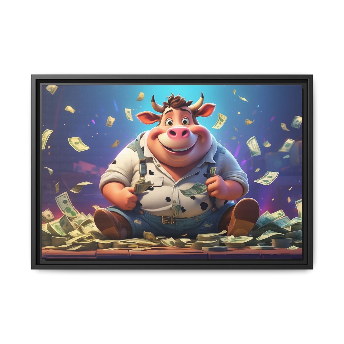 Matte Canvas, Framed (Multi-color)