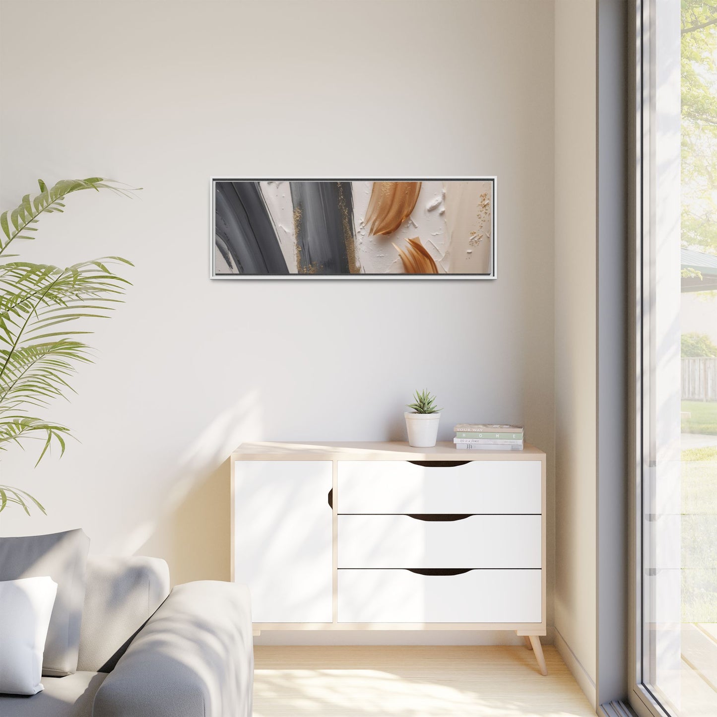 Matte Canvas, Framed (Multi-color)