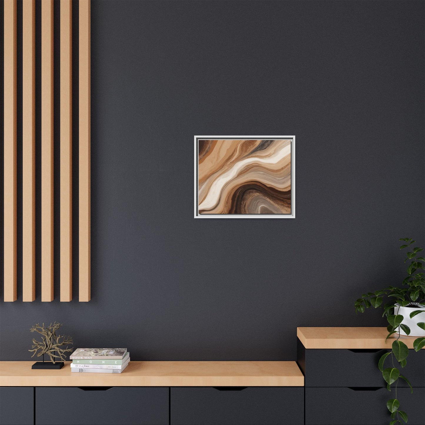 Matte Canvas, Framed (Multi-color)