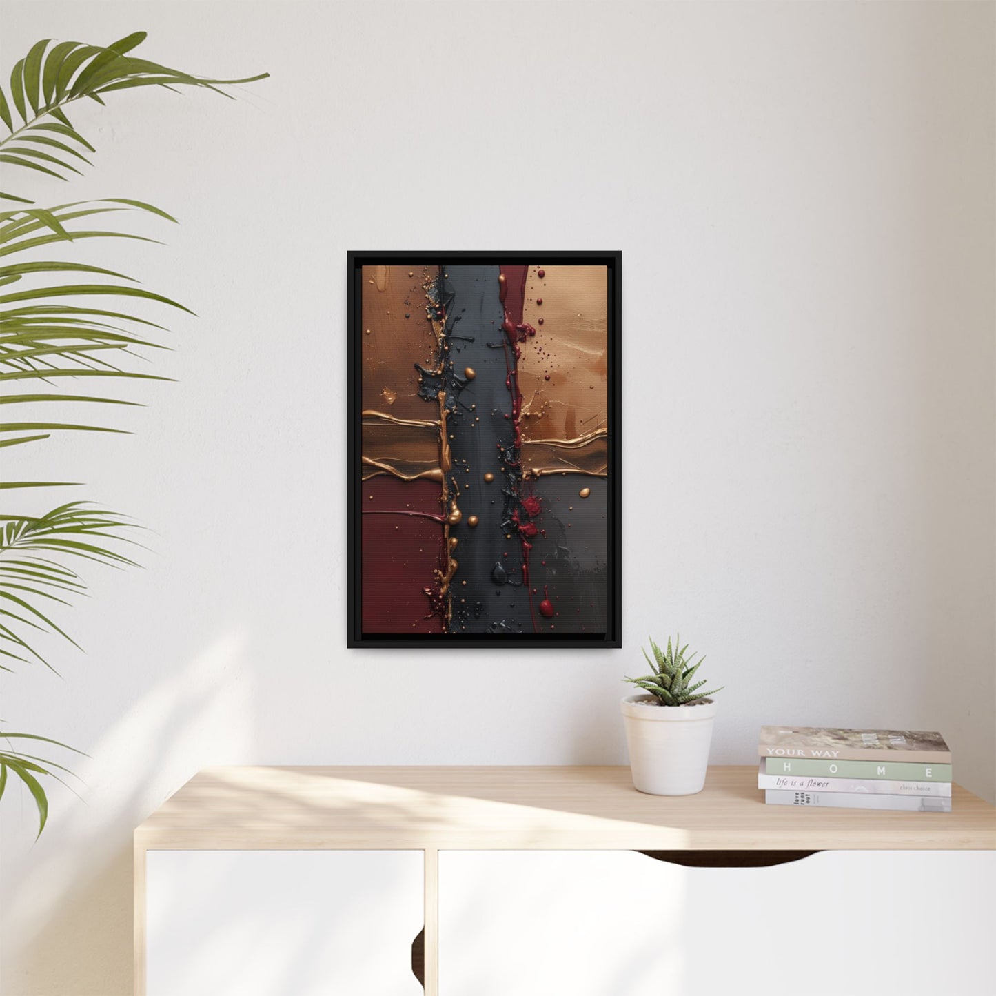 Matte Canvas, Framed (Multi-color)