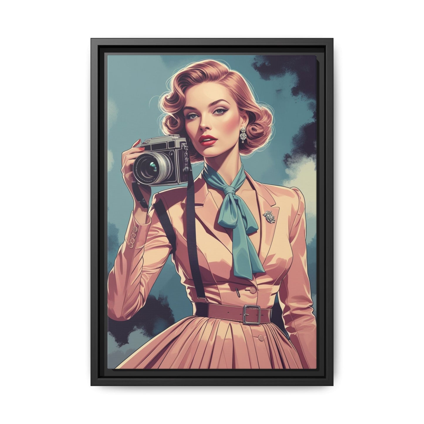 Matte Canvas, Framed (Multi-color)