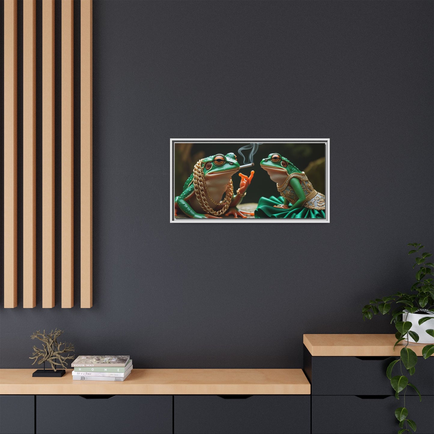 Matte Canvas, Framed (Multi-color)