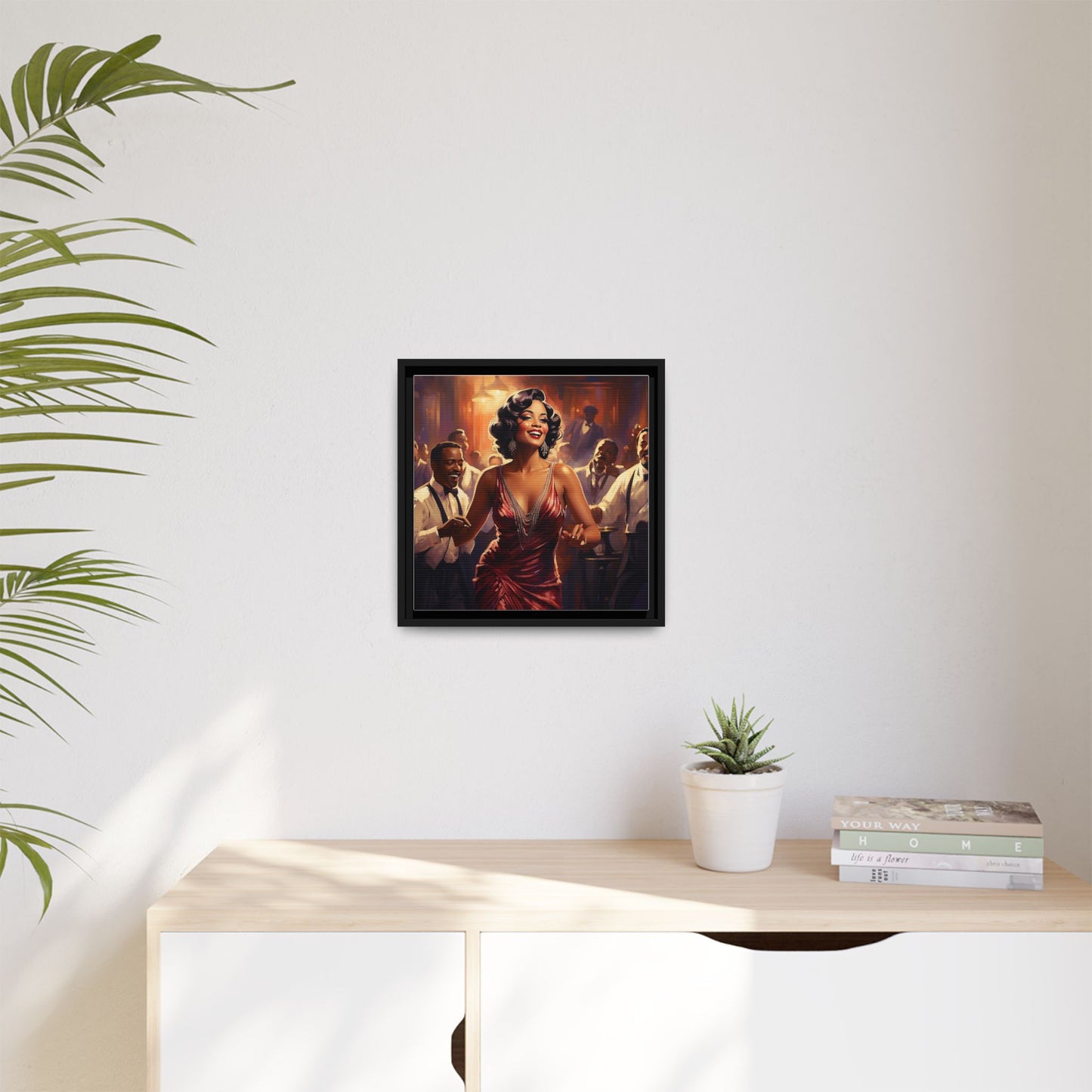Matte Canvas, Framed (Multi-color)
