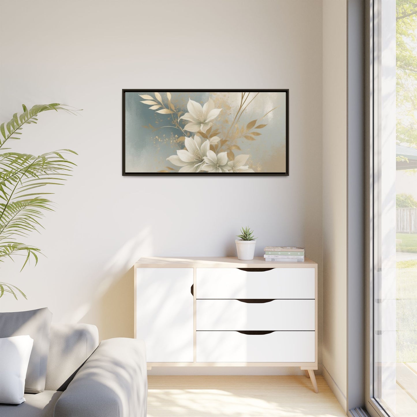 Matte Canvas, Framed (Multi-color)