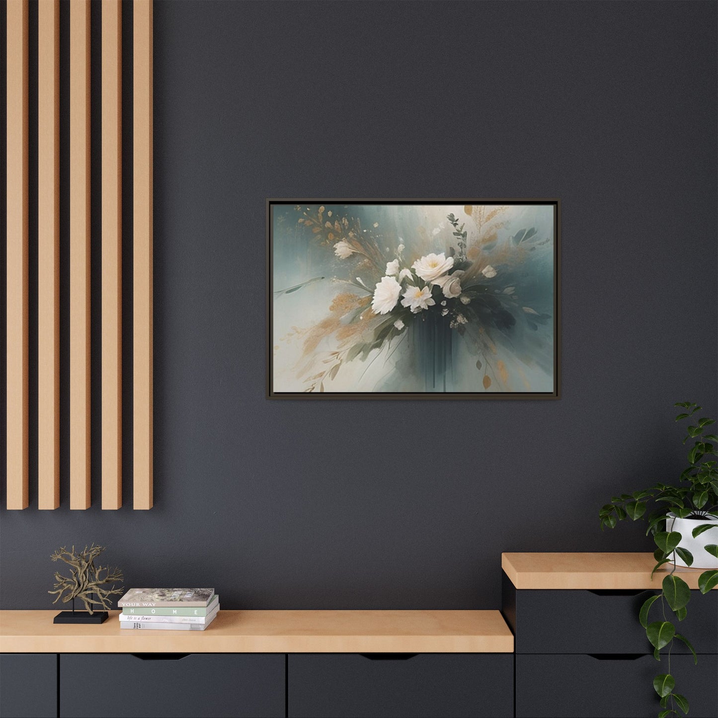 Matte Canvas, Framed (Multi-color)