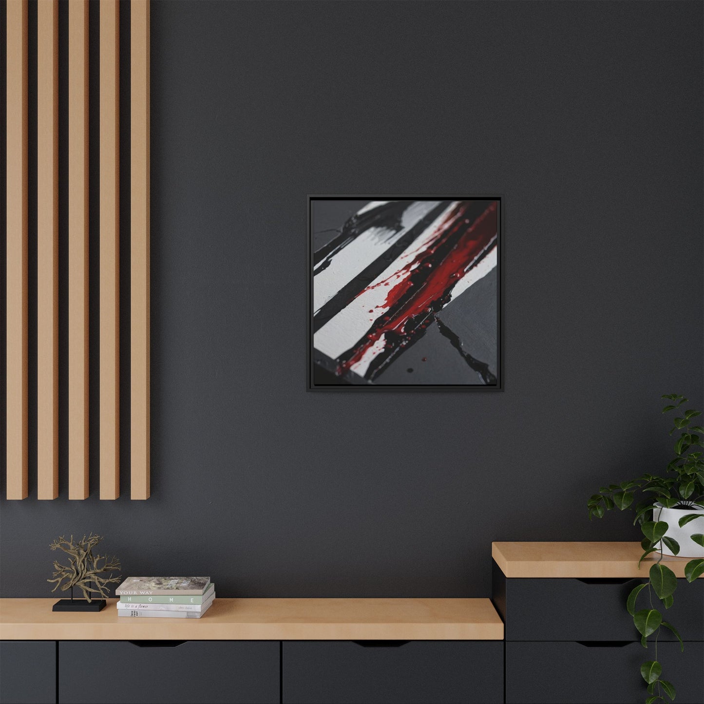 Matte Canvas, Framed (Multi-color)
