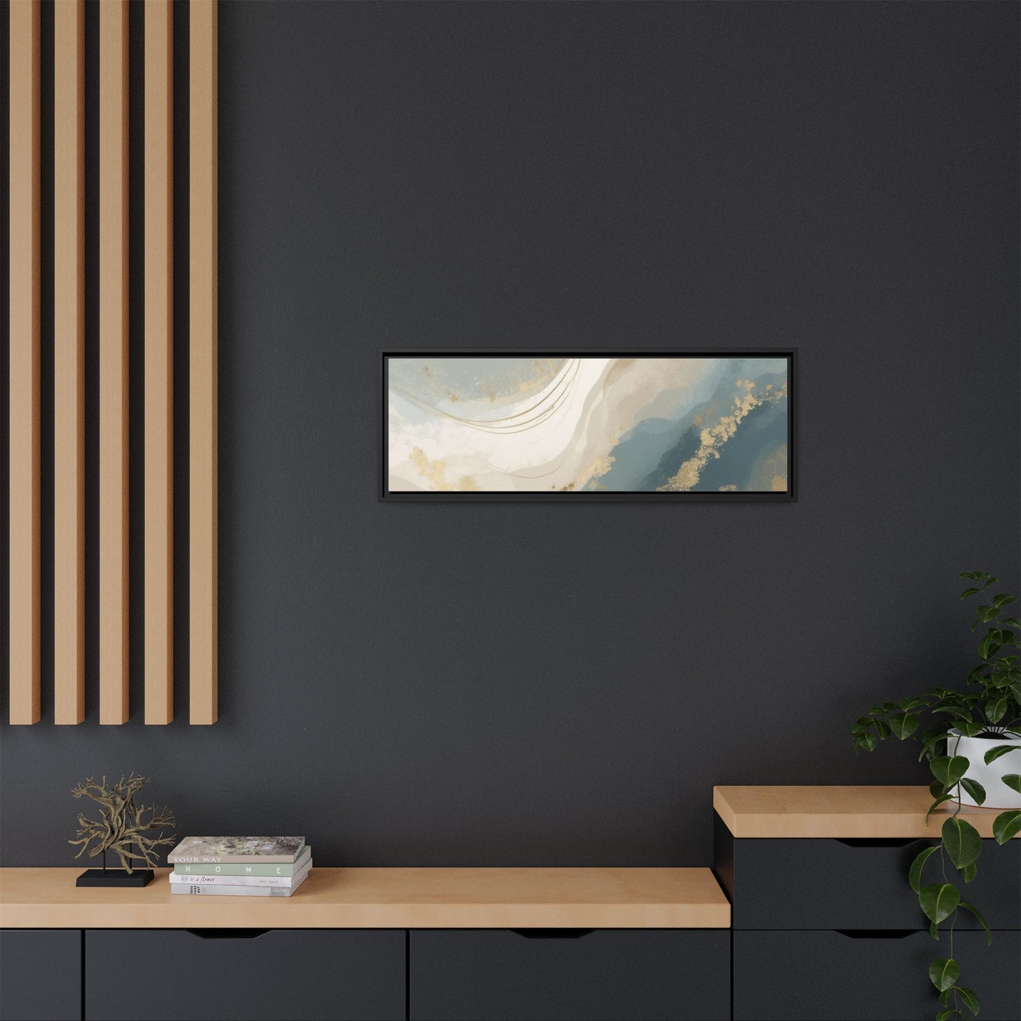 Matte Canvas, Framed (Multi-color)