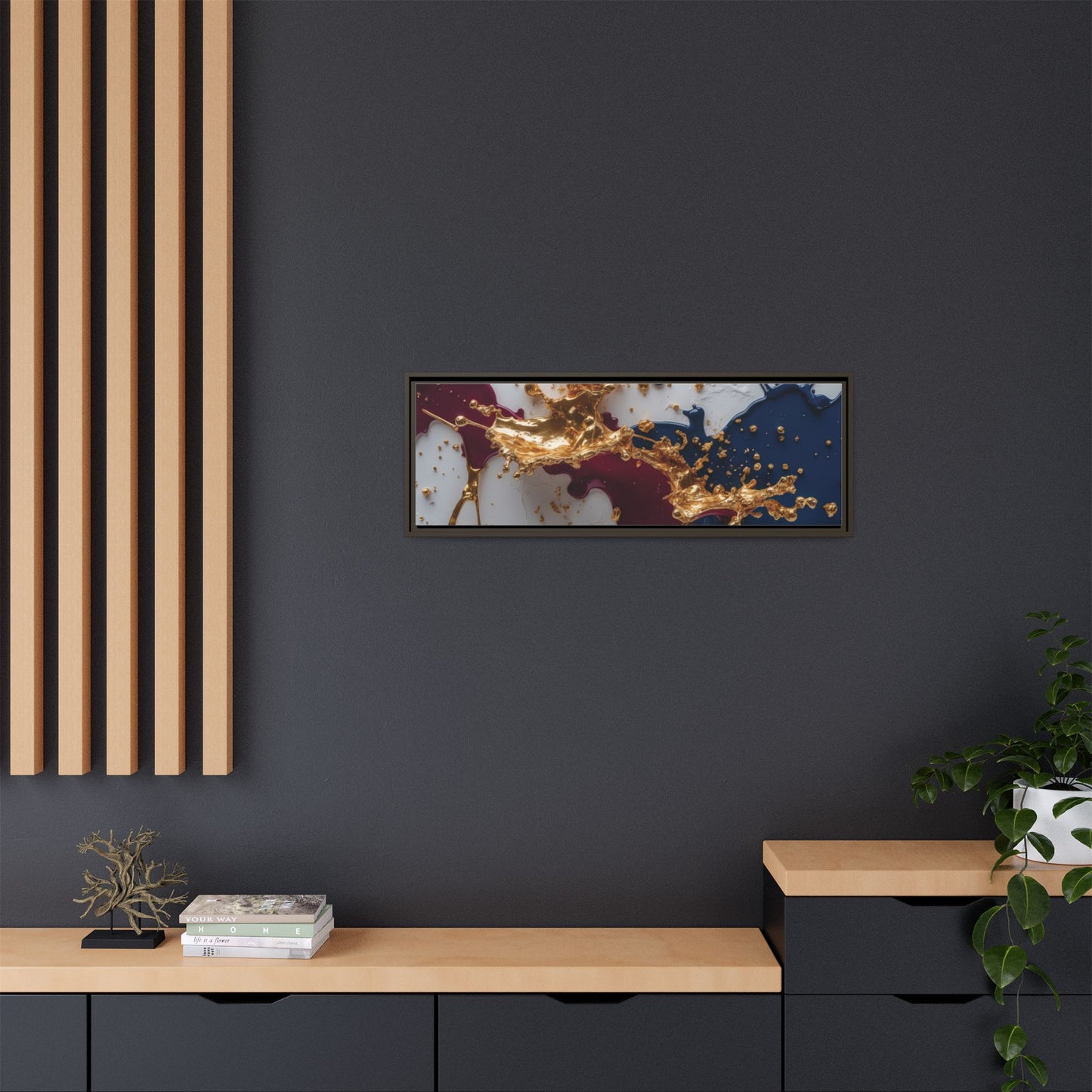 Matte Canvas, Framed (Multi-color)