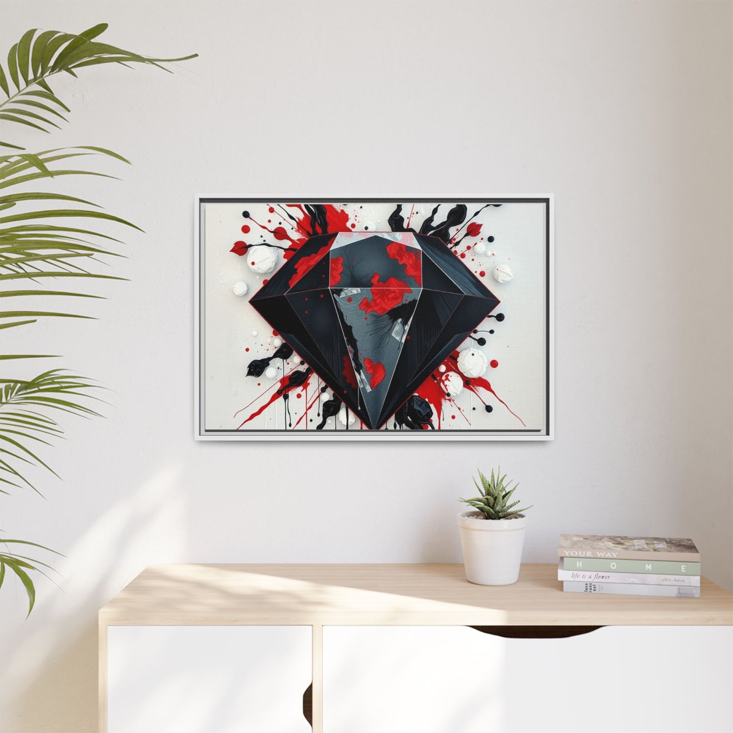 Matte Canvas, Framed (Multi-color)
