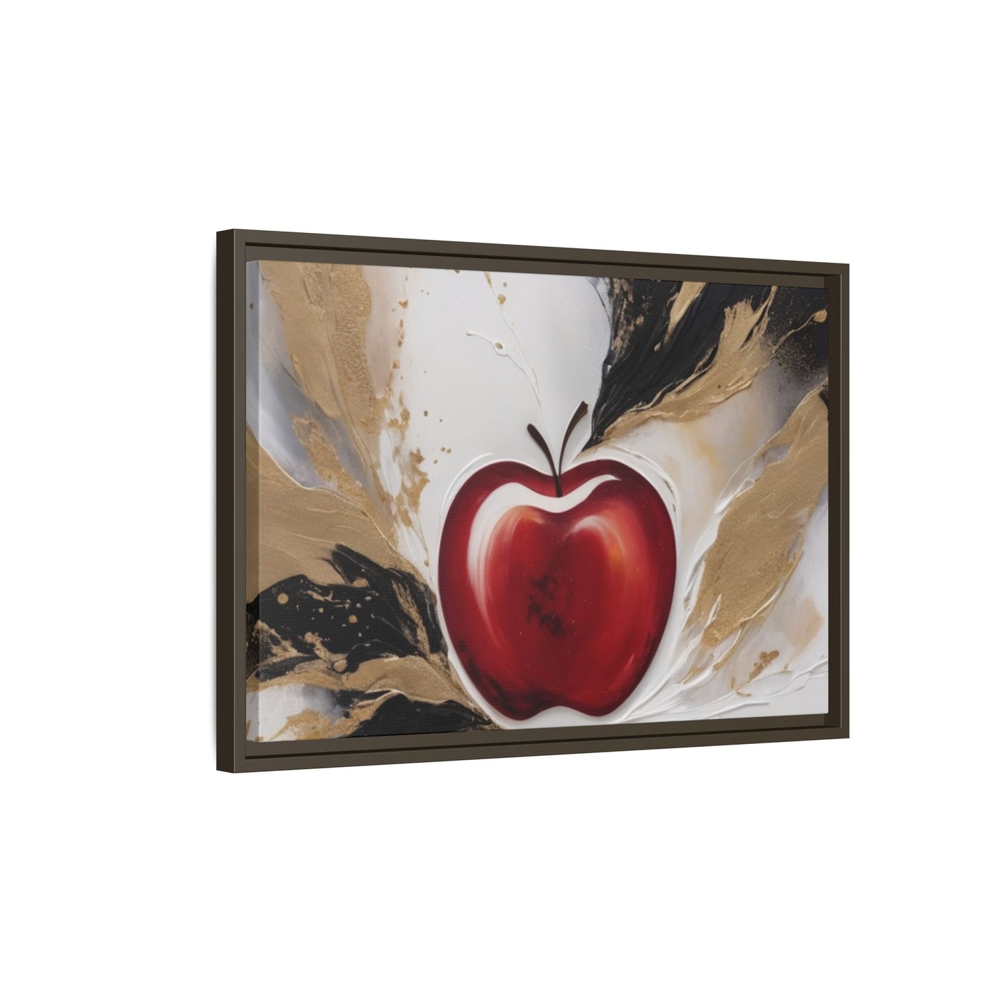 Elegant Apple Canvas Art Print - Framed Wall Decor