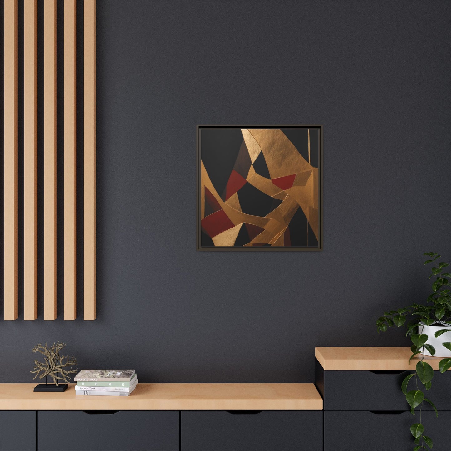 Matte Canvas, Framed (Multi-color)