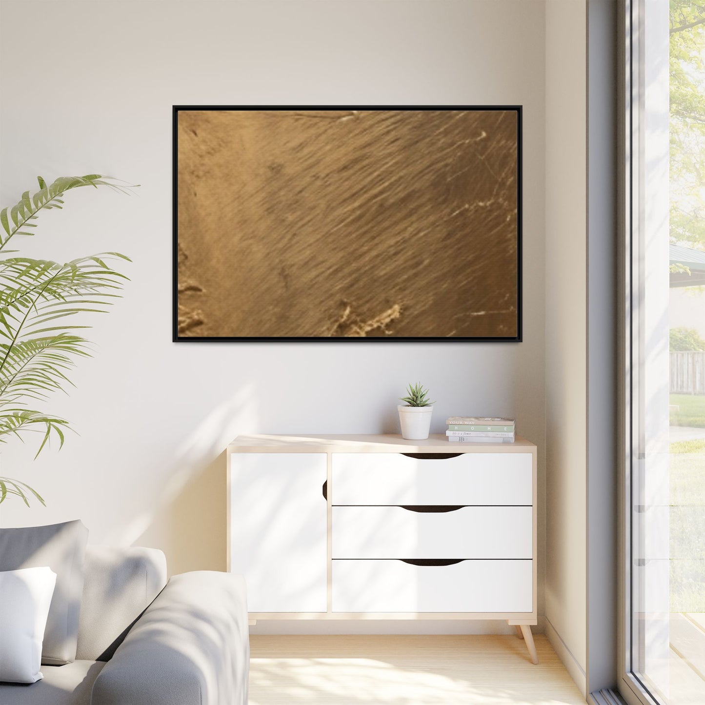 Matte Canvas, Framed (Multi-color)