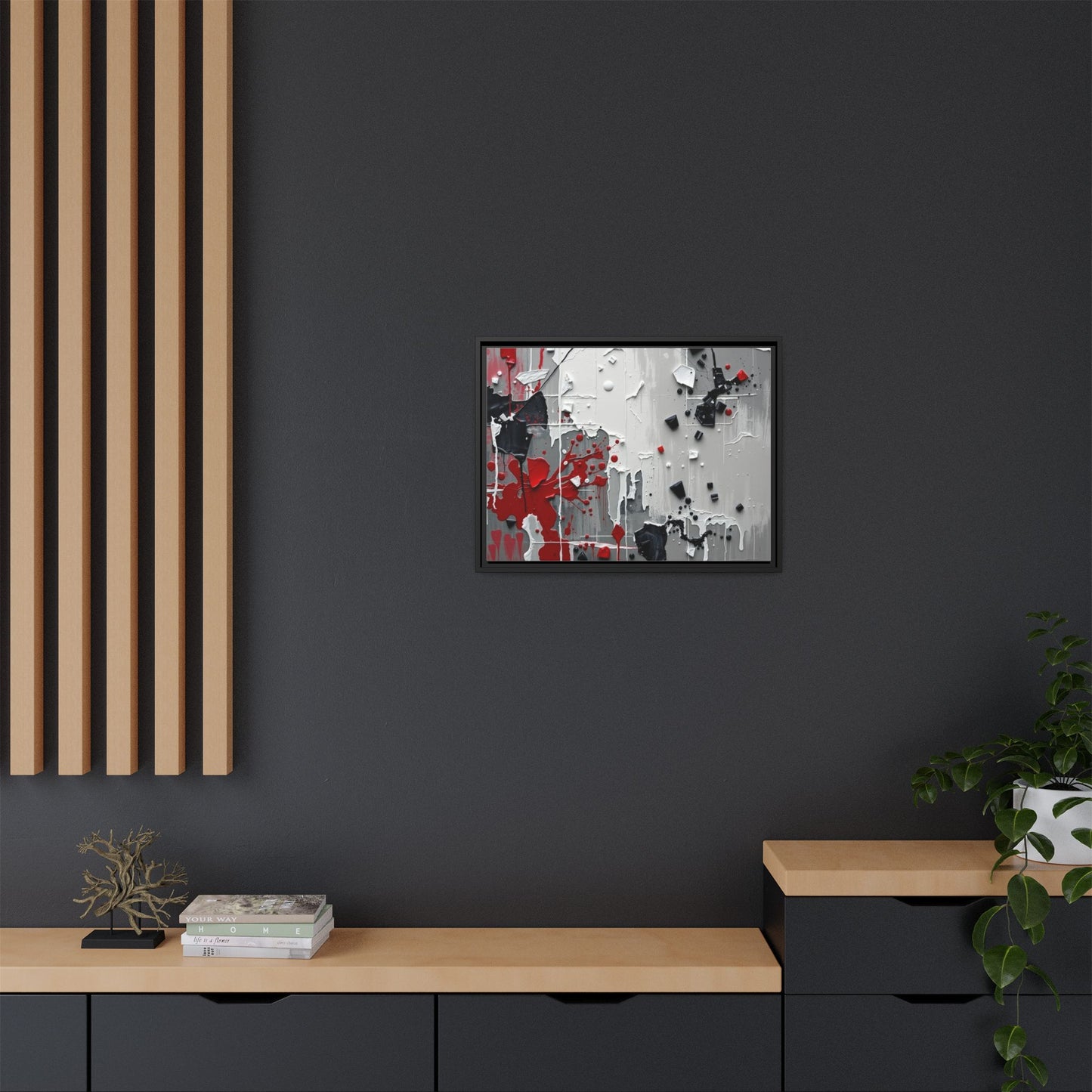 Matte Canvas, Framed (Multi-color)