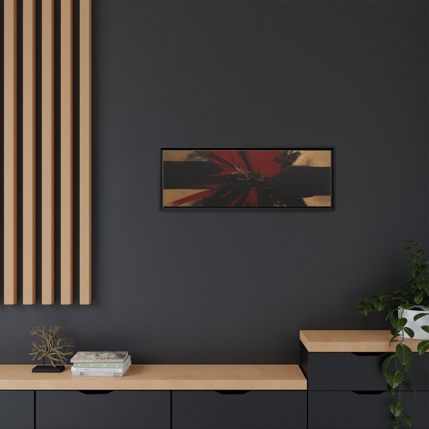 Matte Canvas, Framed (Multi-color)