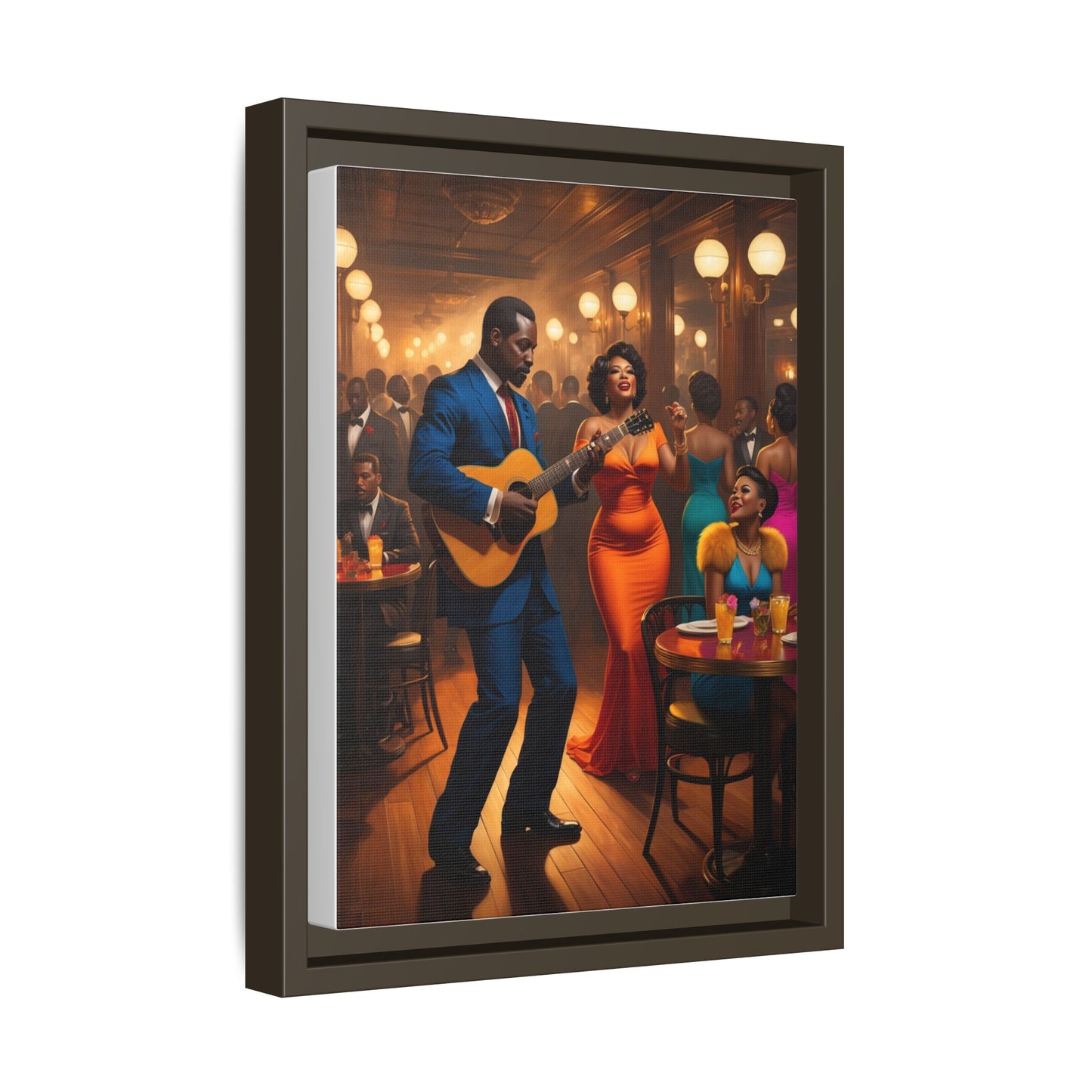 Matte Canvas, Framed (Multi-color)