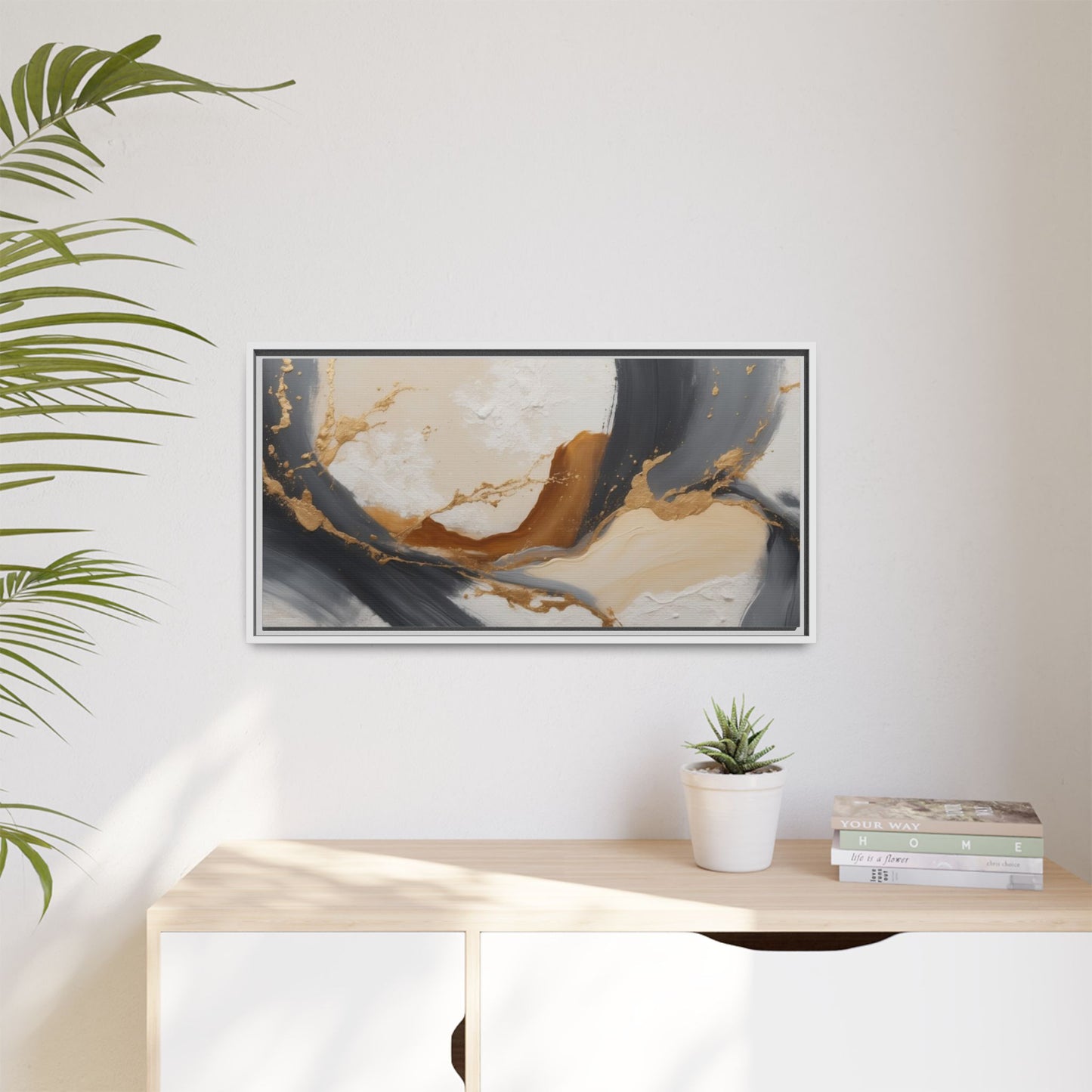 Matte Canvas, Framed (Multi-color)