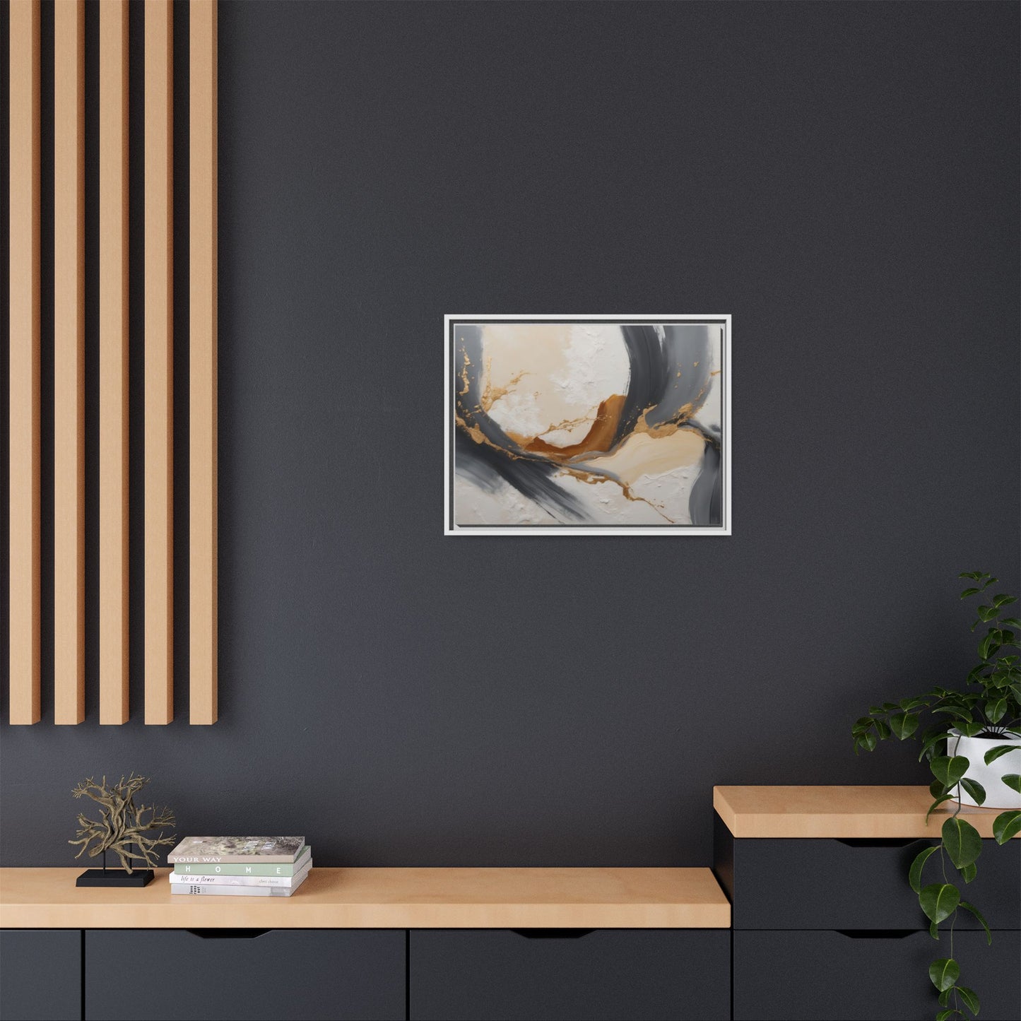 Matte Canvas, Framed (Multi-color)