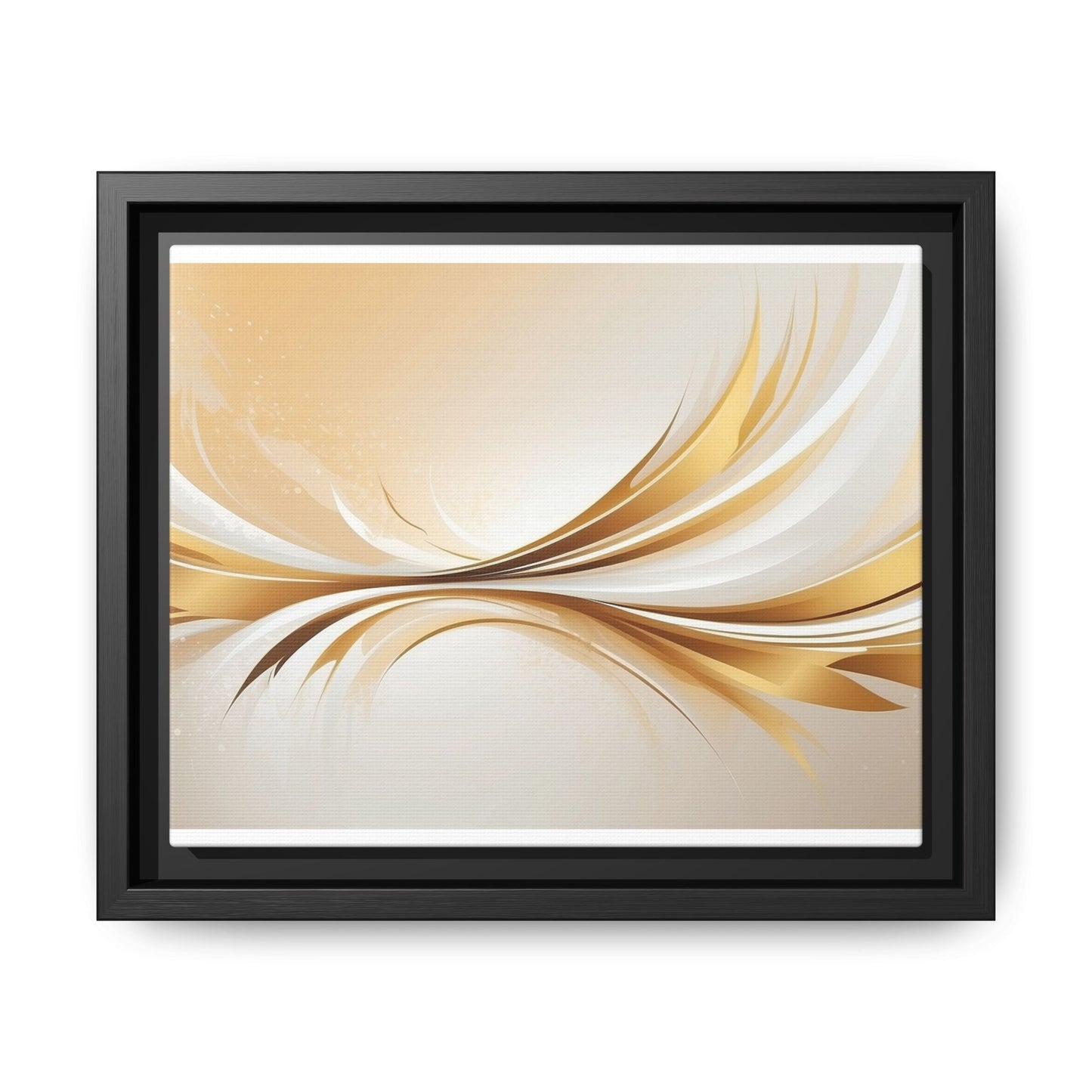 Modern Abstract Wall Art - Framed Matte Canvas Decor