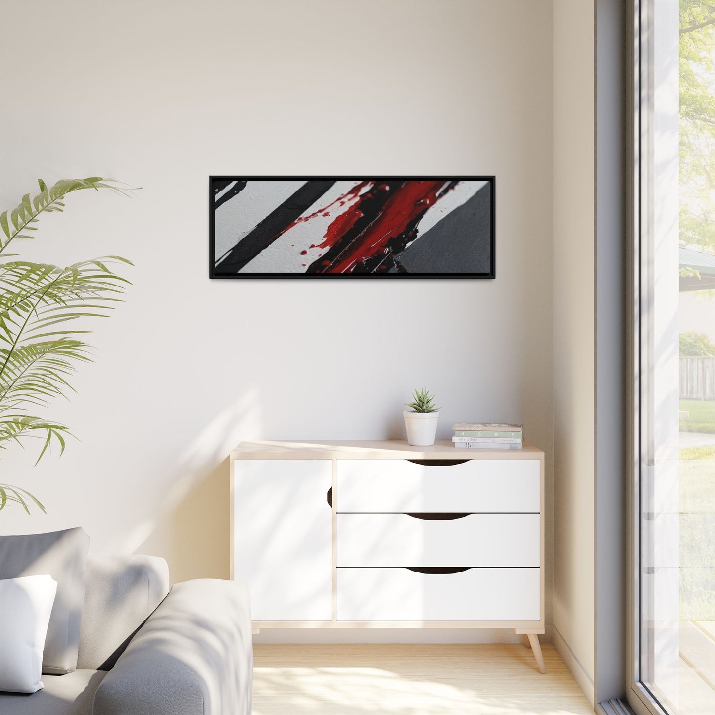 Matte Canvas, Framed (Multi-color)