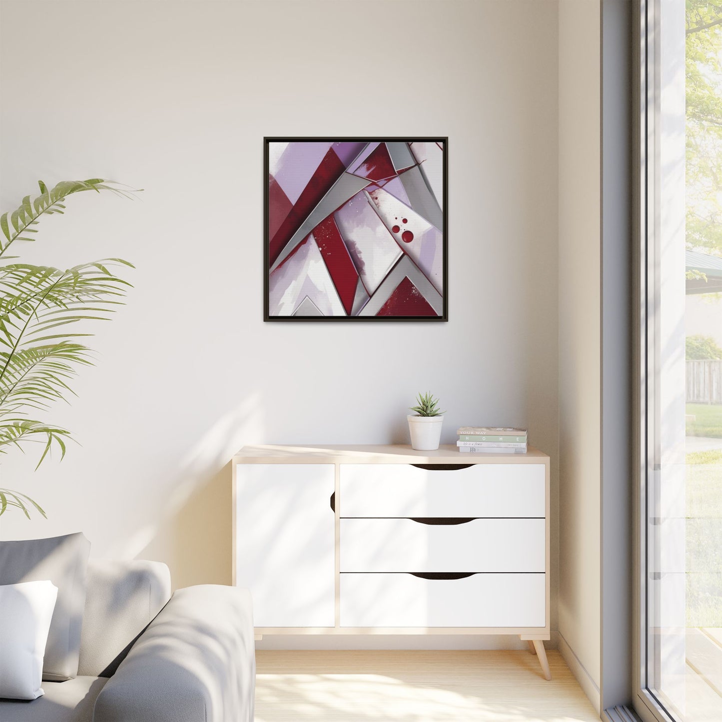 Matte Canvas, Framed (Multi-color)